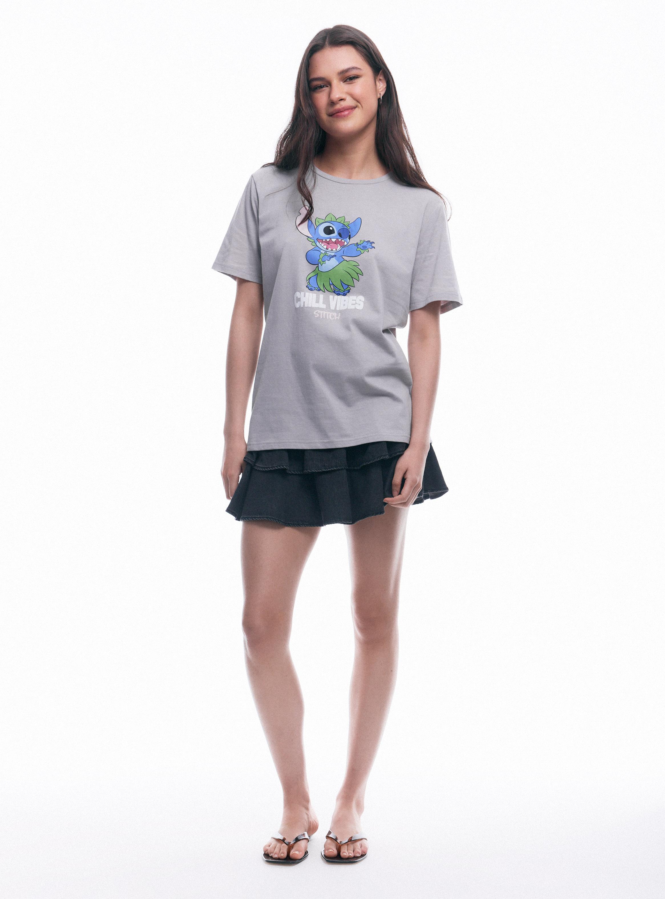 Polera Licencia Stitch Hawaii-4