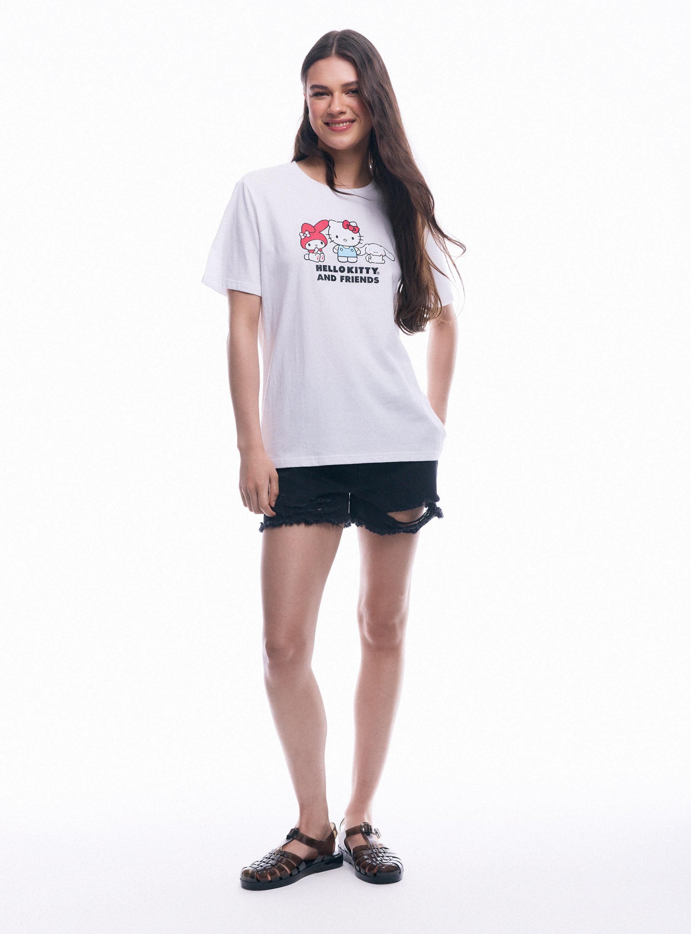 Polera Licencia Hello Kitty My Melody Cinnamoroll-4