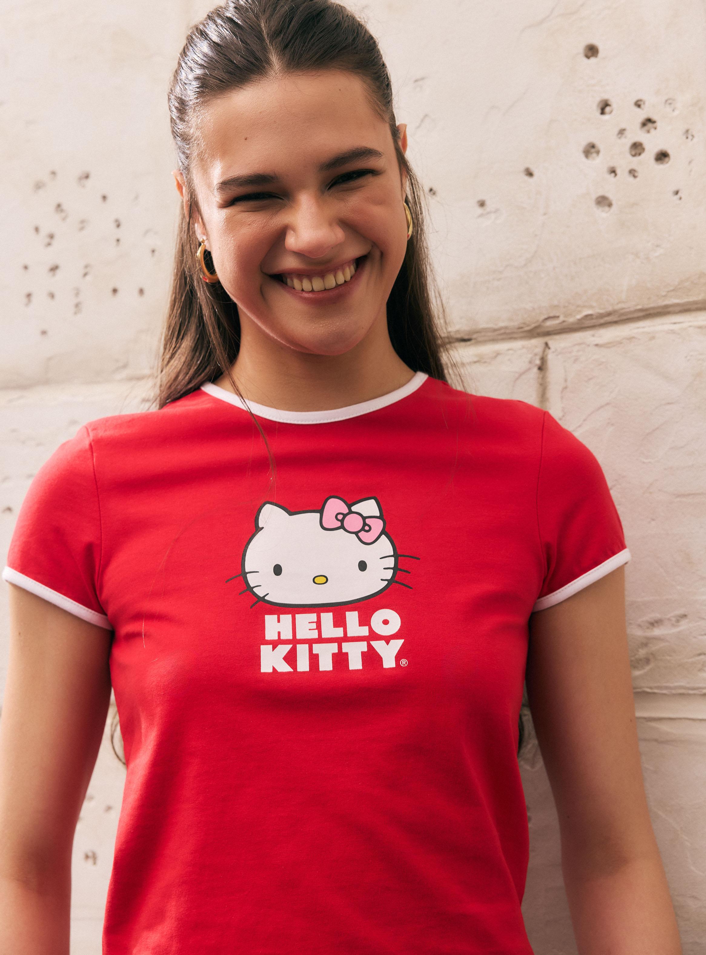 Polera Baby Tee Licencia Hello Kitty-2