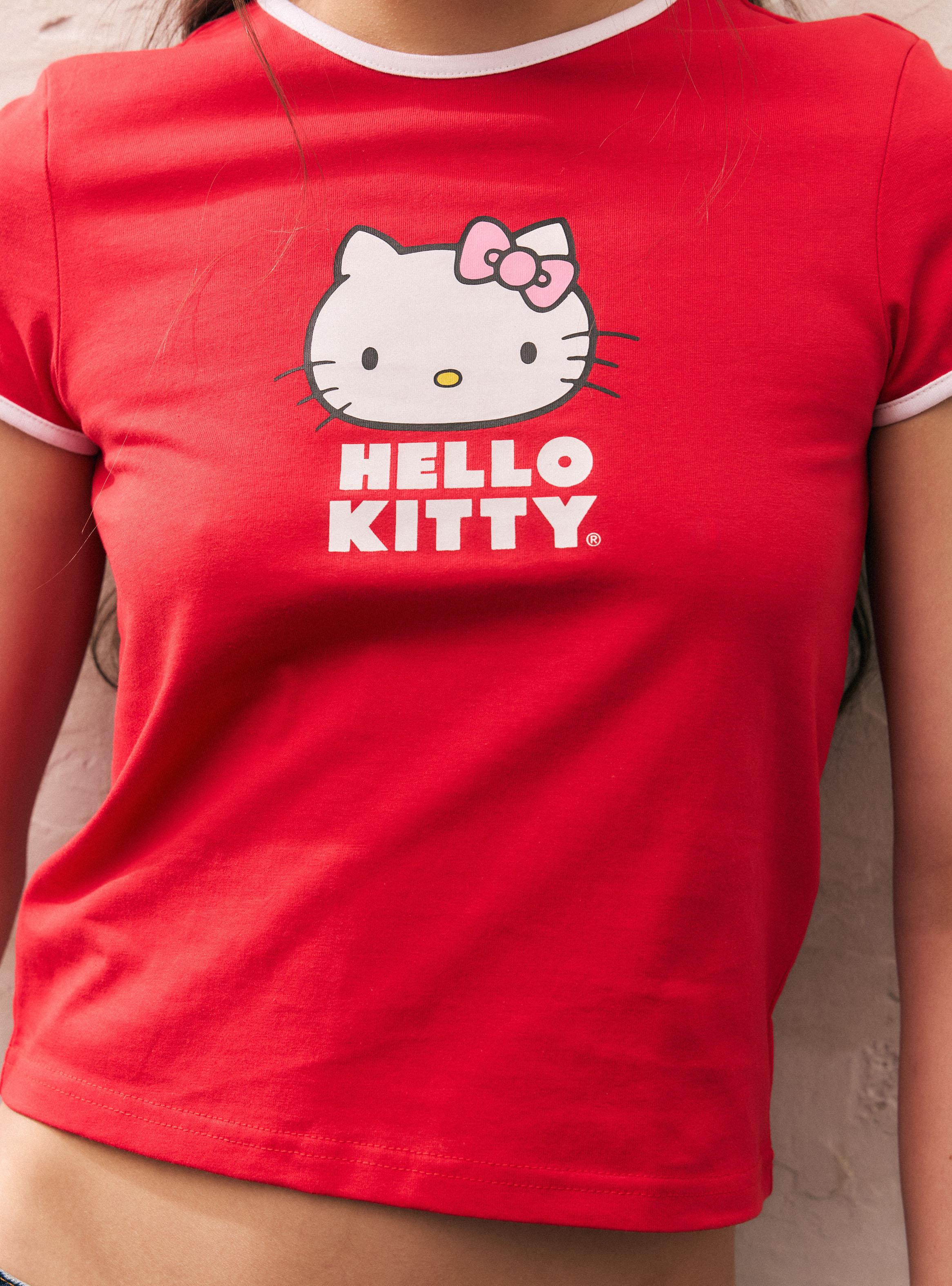 Polera Baby Tee Licencia Hello Kitty-3
