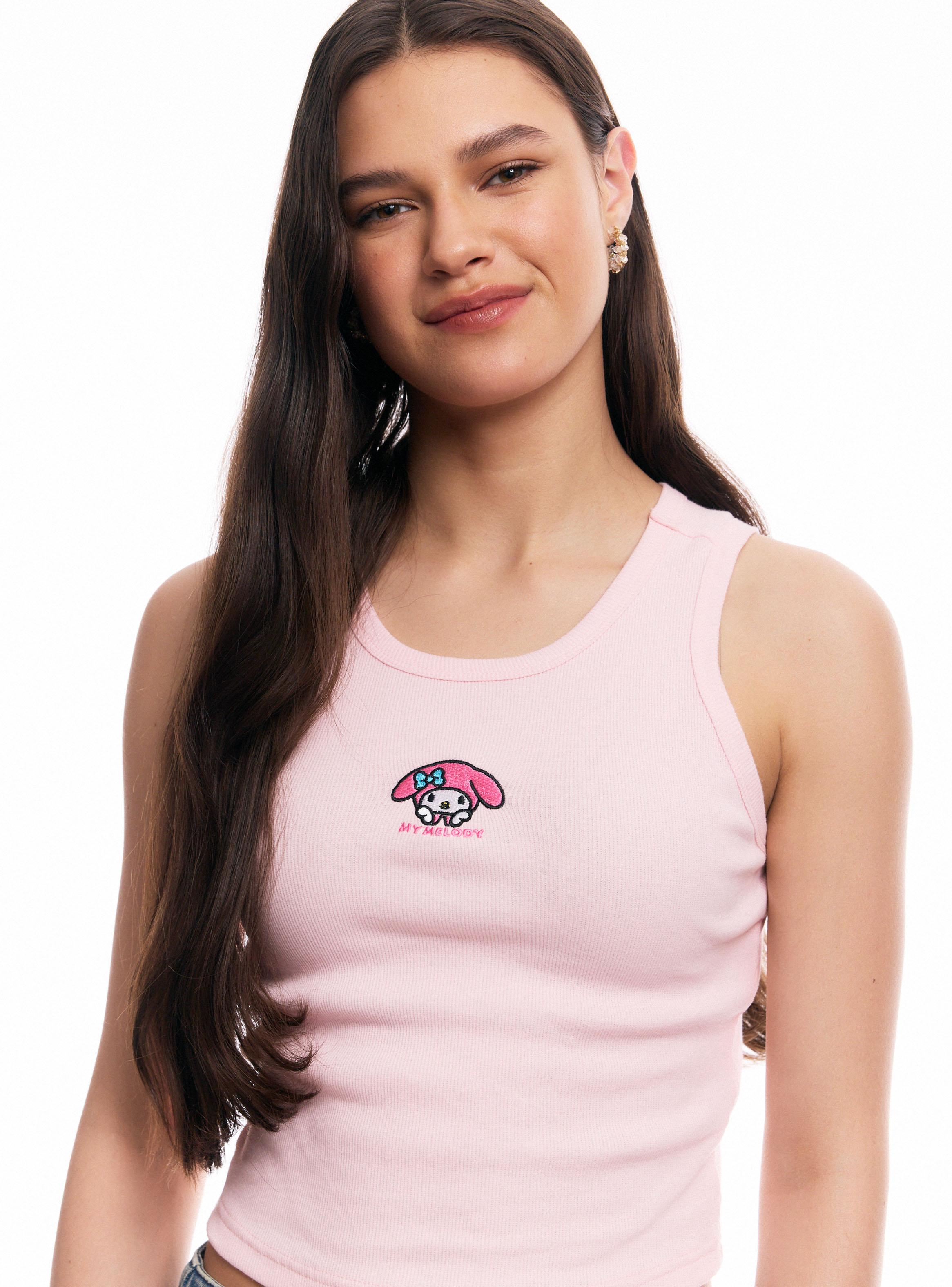 Polera Tan Licencia My Melody Bordado-2