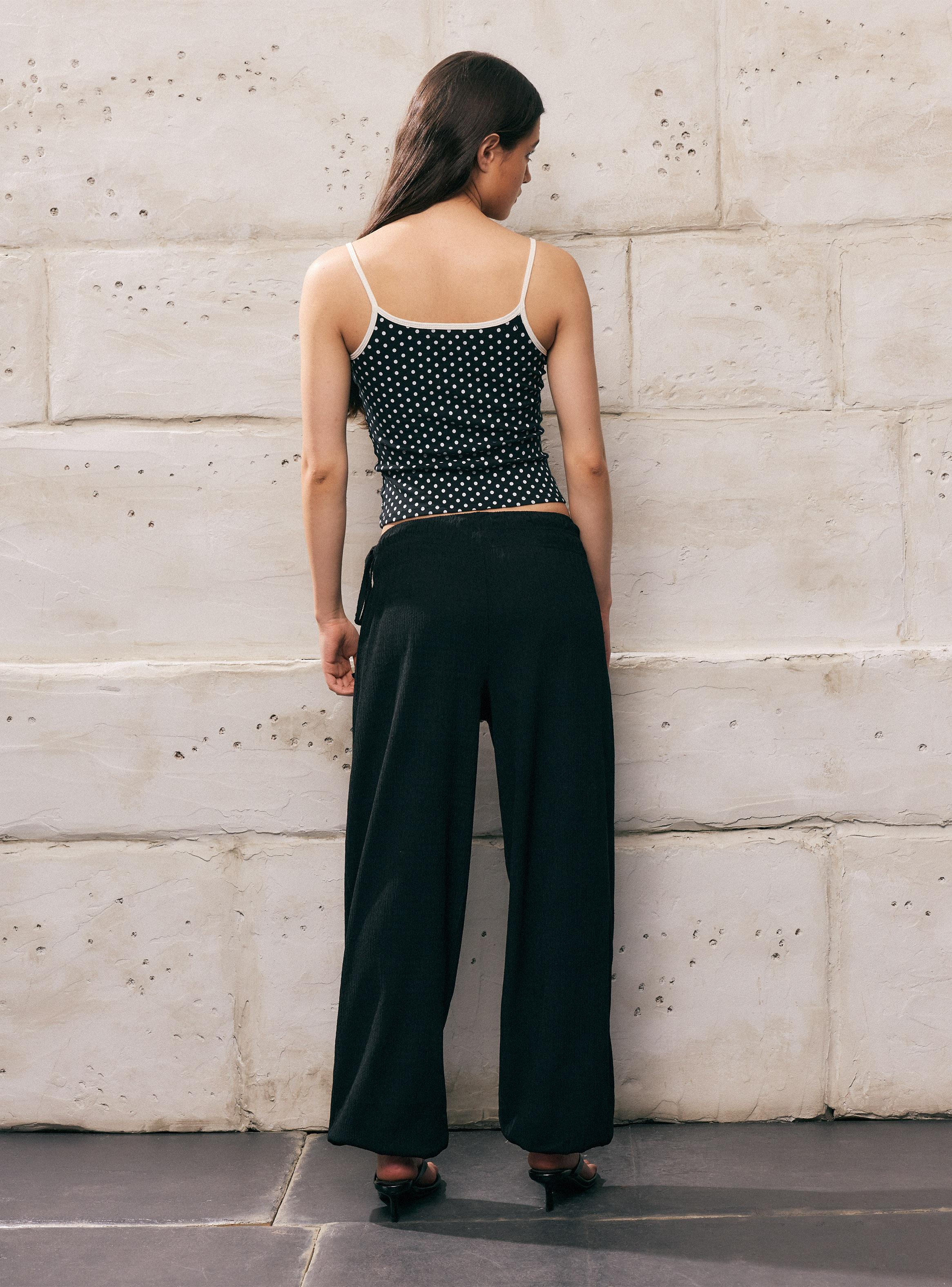 Pantalón Pantalon con Detalle en Costados-5