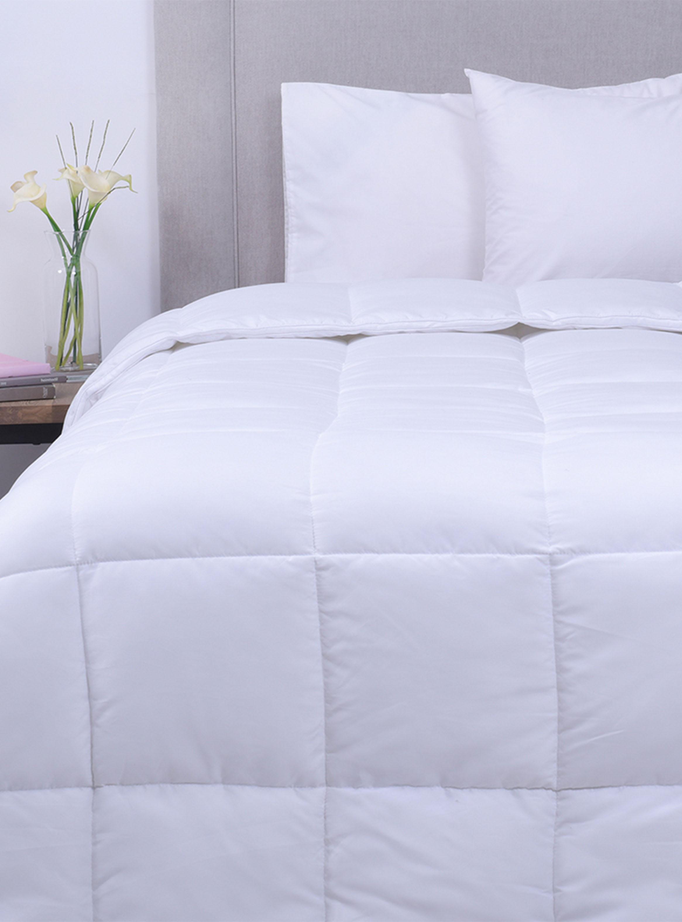 Plumón Microfibra Súper King Blanco-0