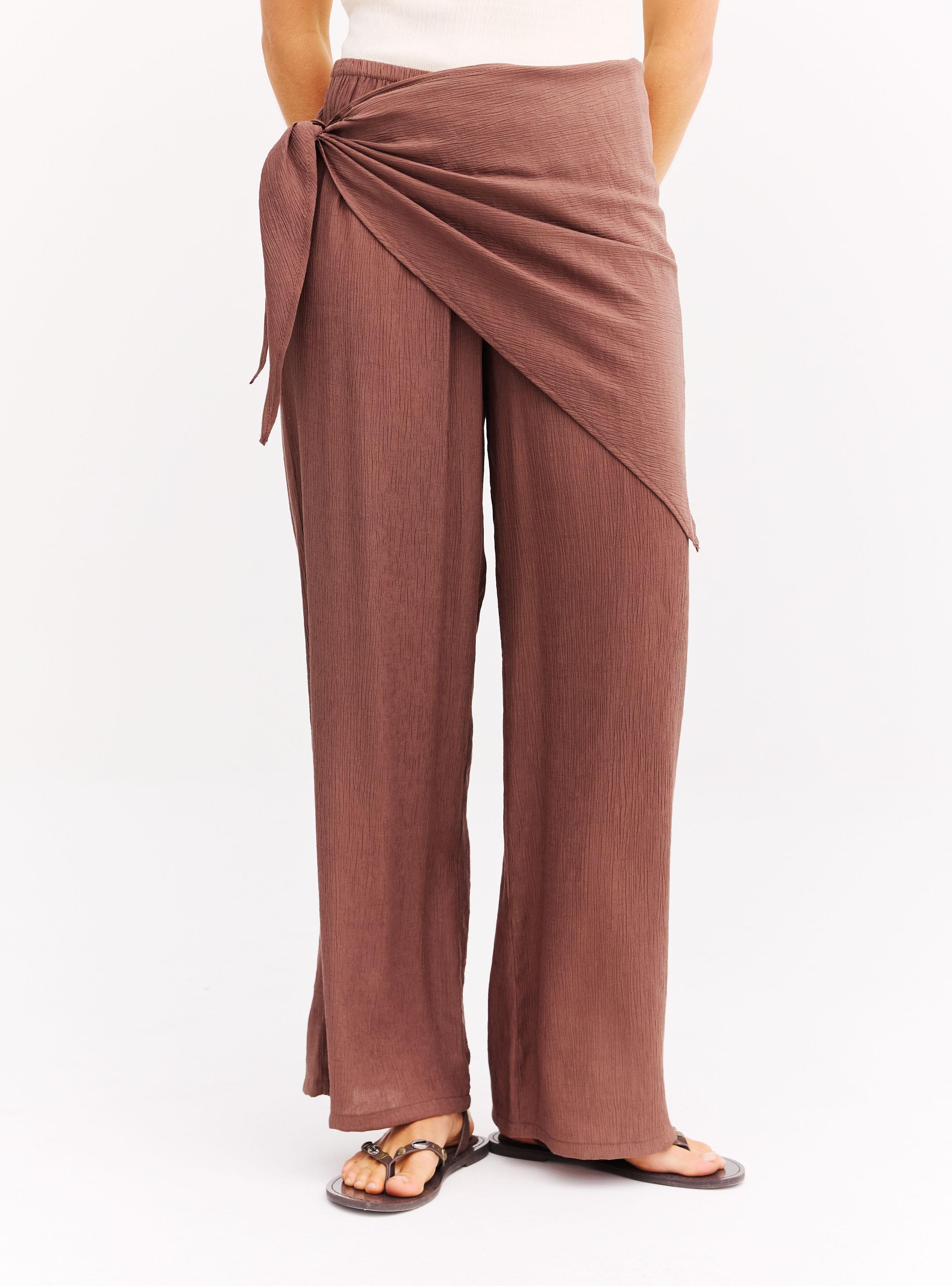 Pantalón Widel Leg con Pañuelo-0