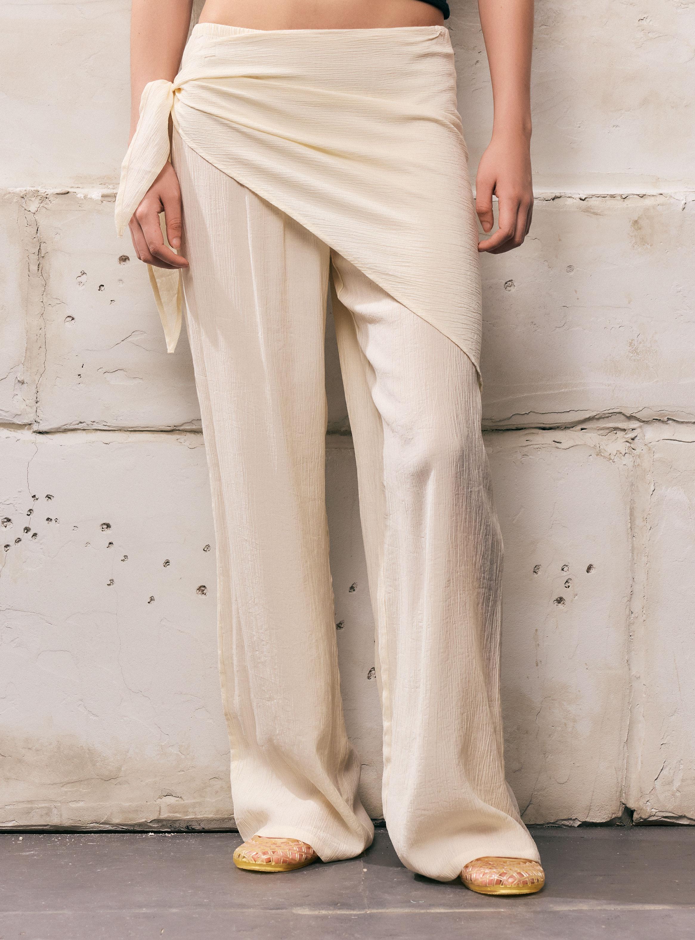 Pantalón Widel Leg con Pañuelo-0