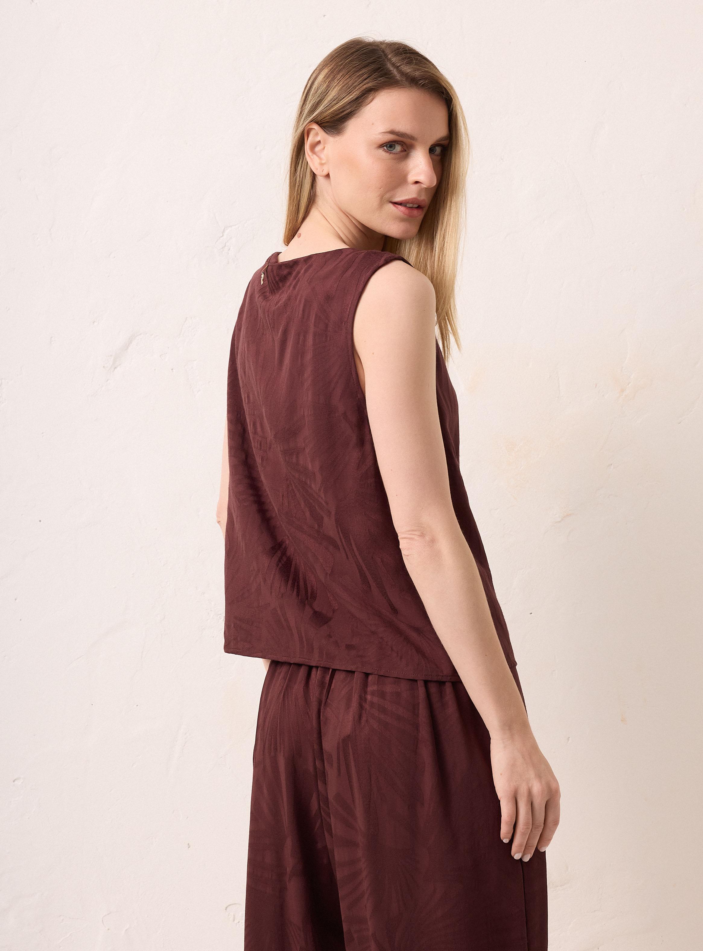 Blusa Argolla Metálico en Escote-1
