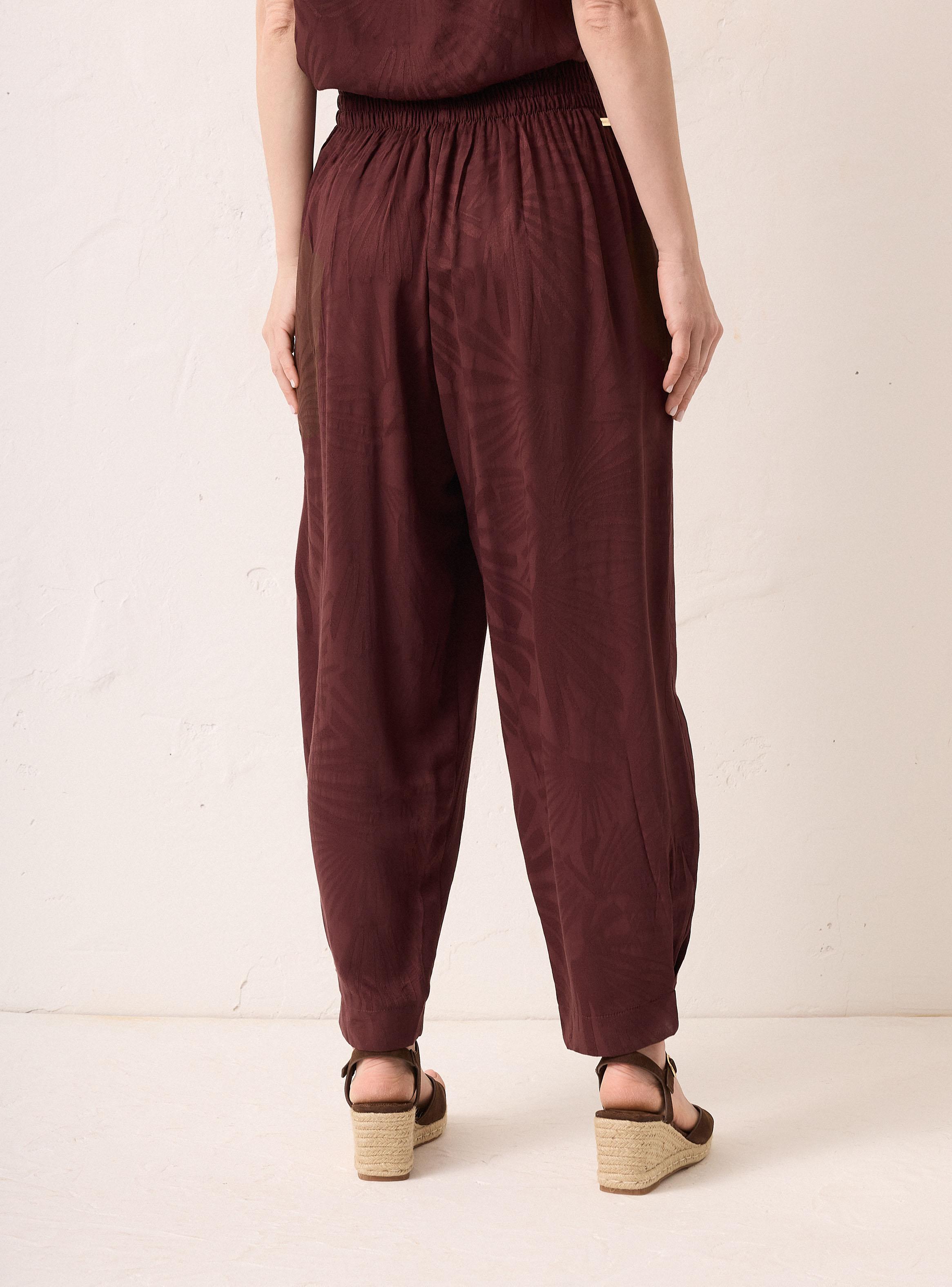 Pantalón Bombacho con Detalle de Alforzas en Cintura-1