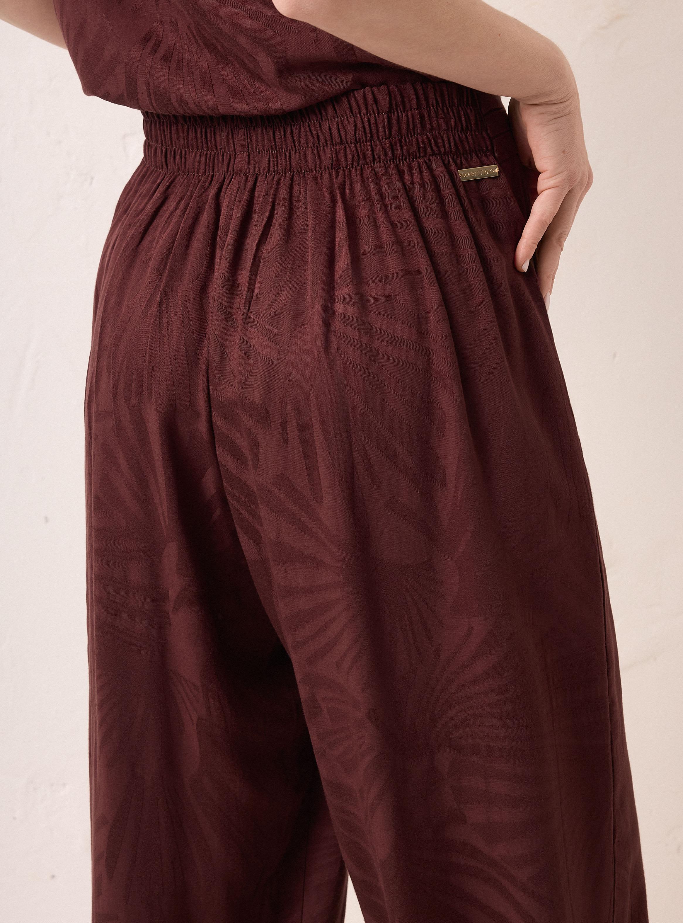 Pantalón Bombacho con Detalle de Alforzas en Cintura-3