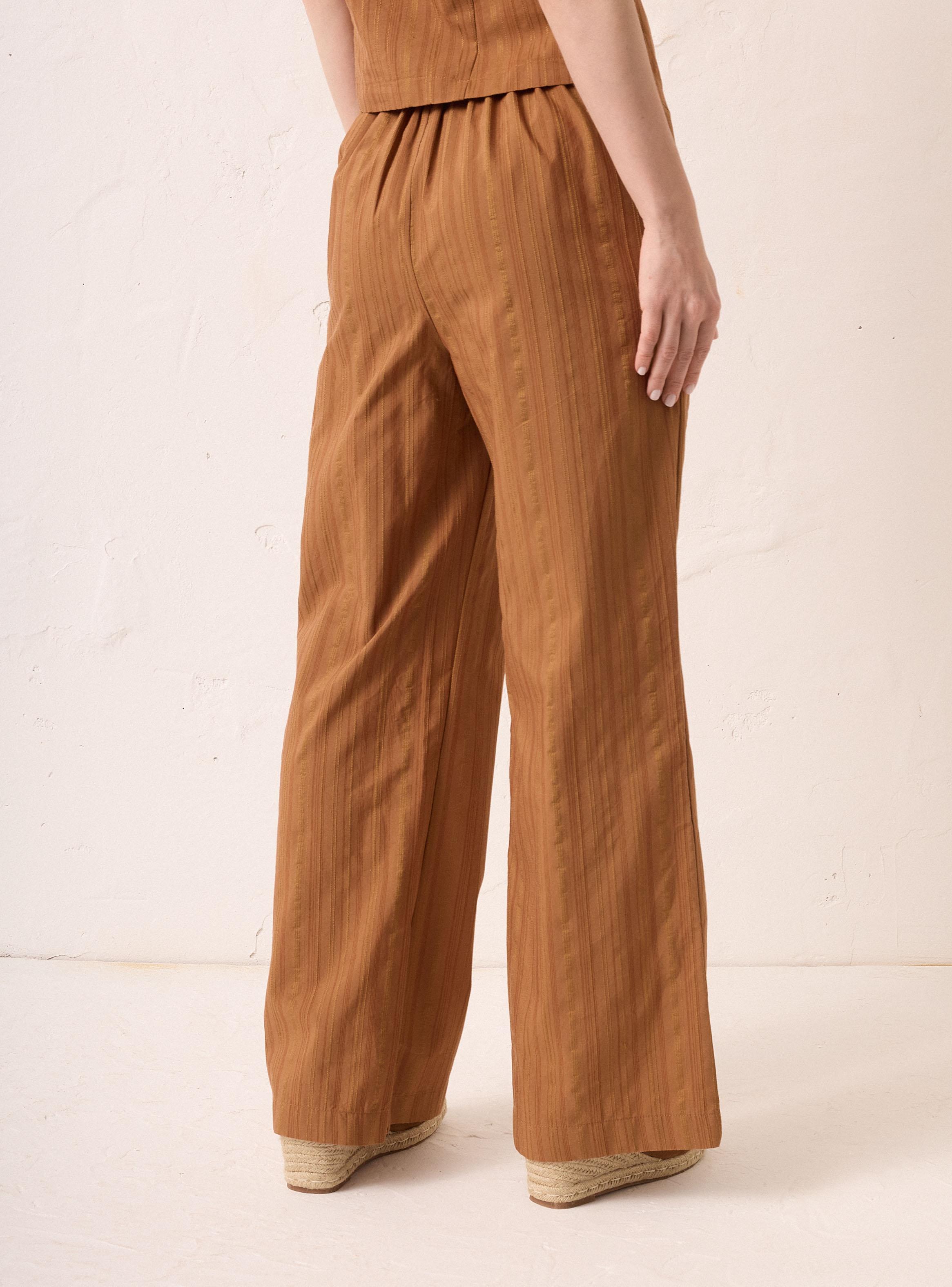 Pantalón Palazzo con Pinzas y Cinturón-1