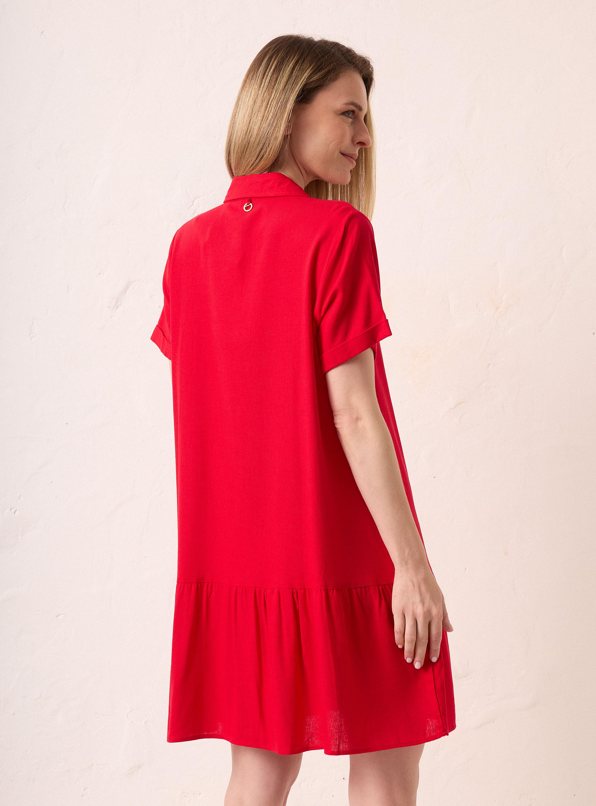 Vestido Midi con Vuelo en Ruedo-1