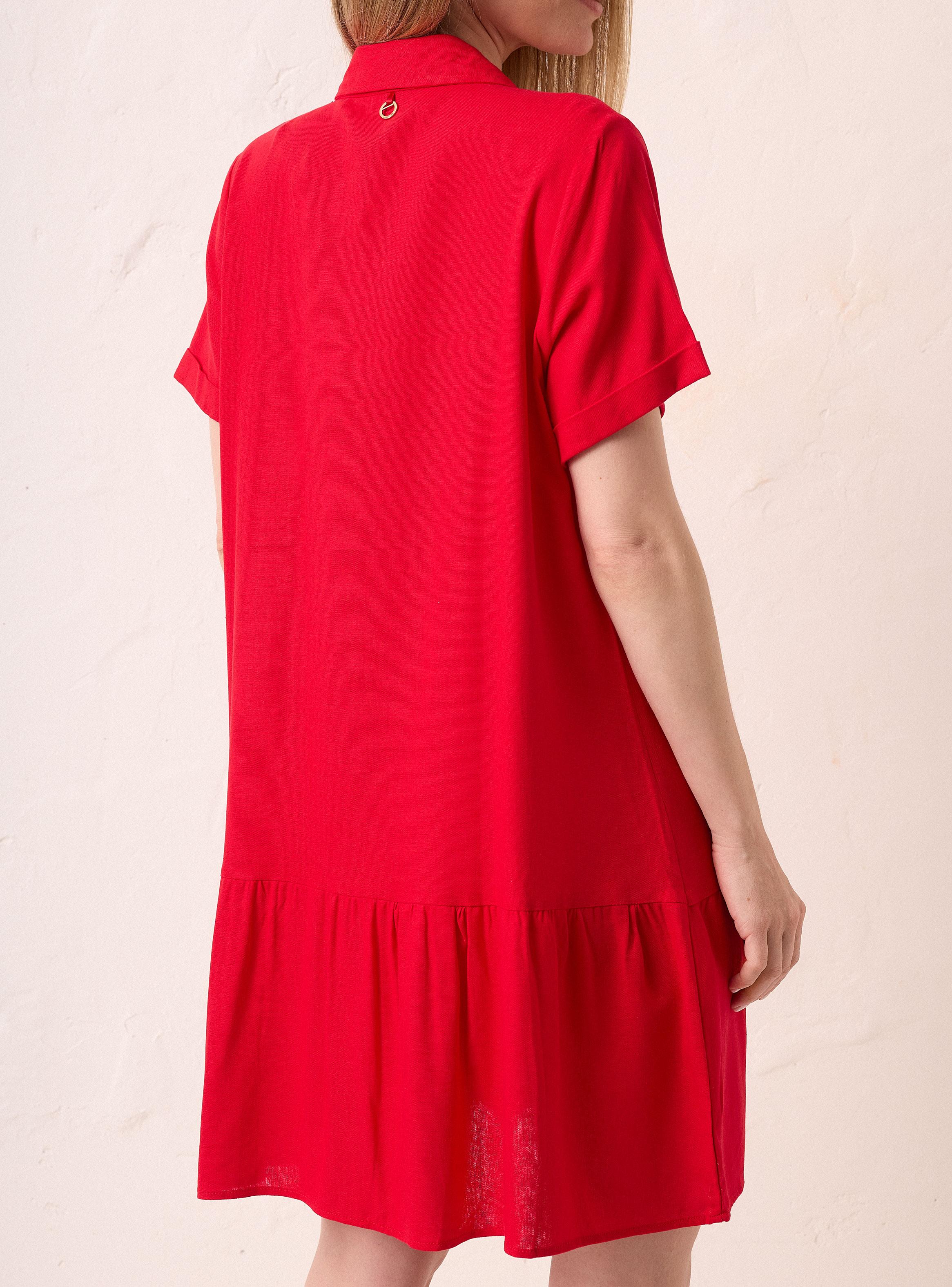 Vestido Midi con Vuelo en Ruedo-3