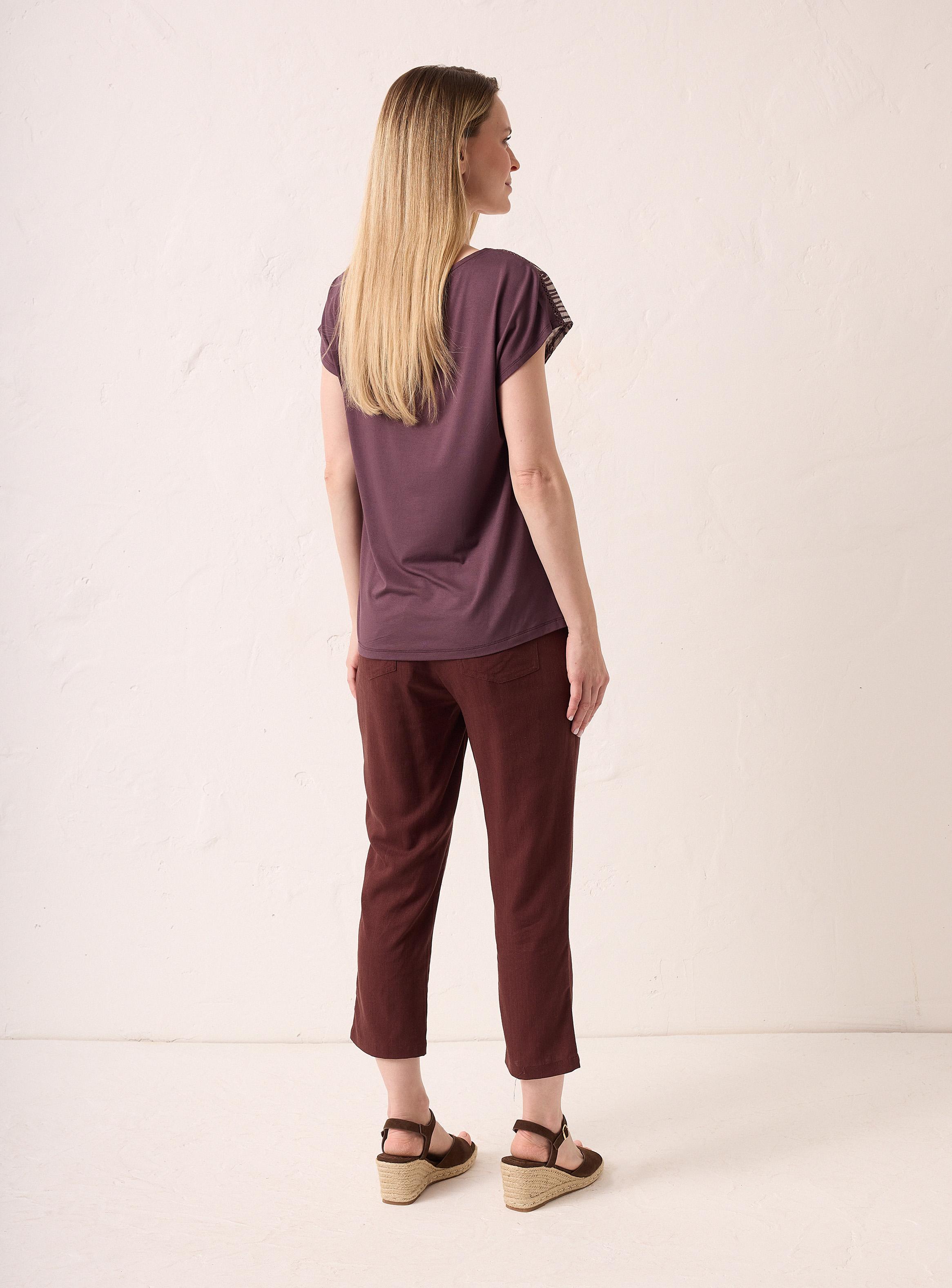 Pantalón Cropped con Cinturón-5