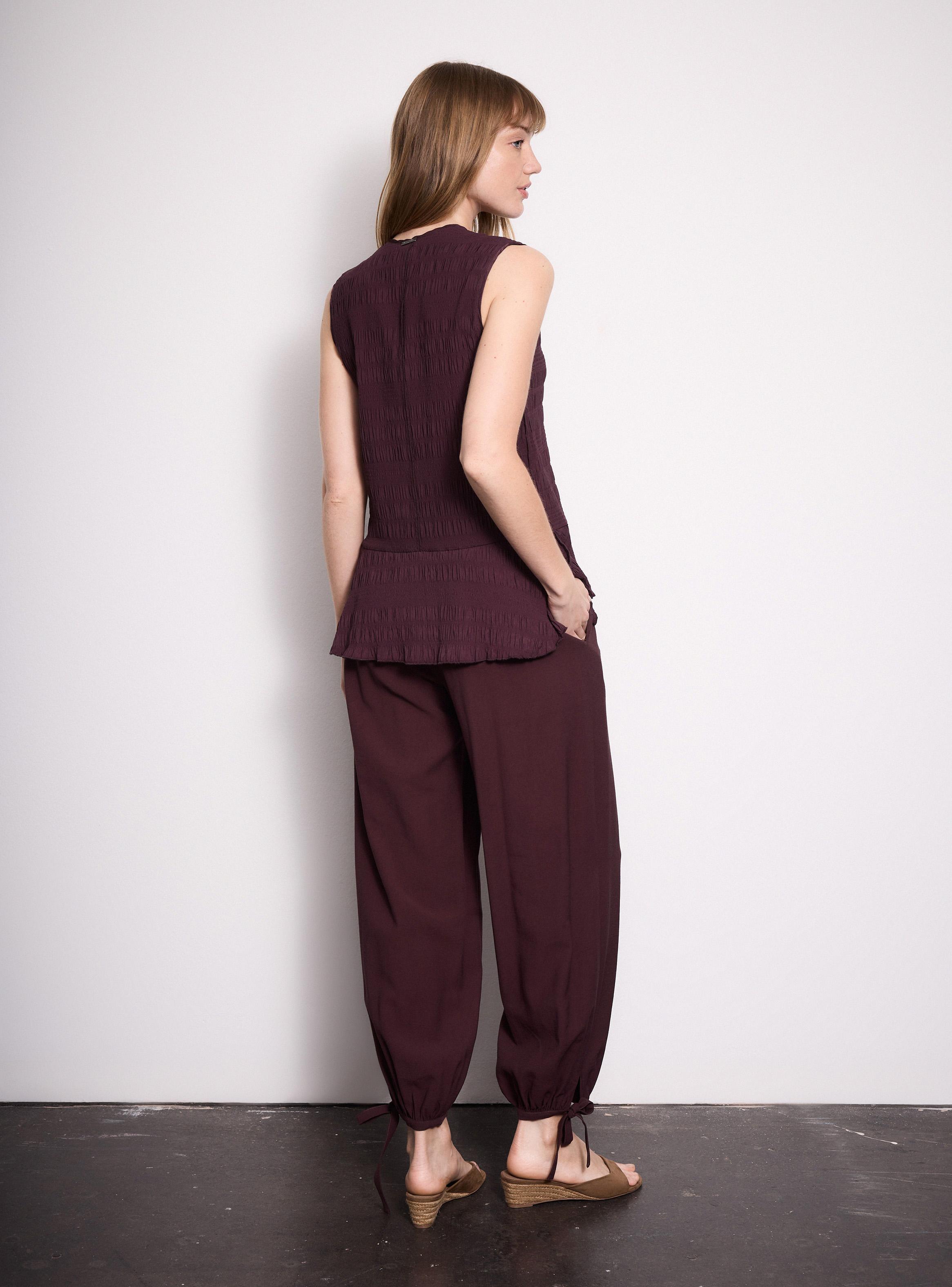 Blusa Corte Peplum con Vuelo-5