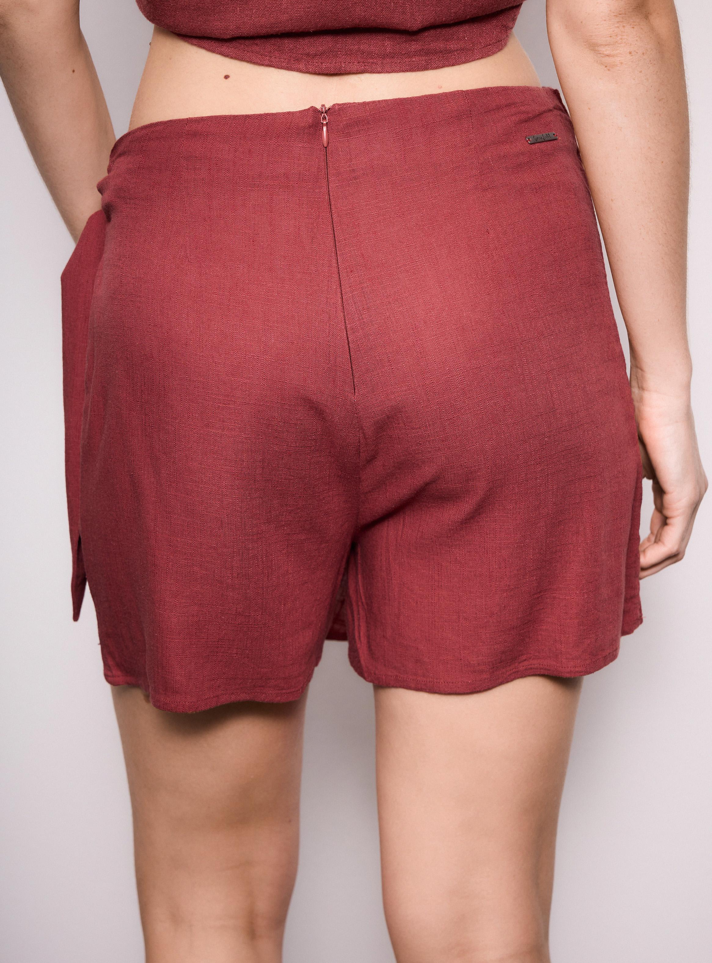 Short Tipo Skort Pareo-3