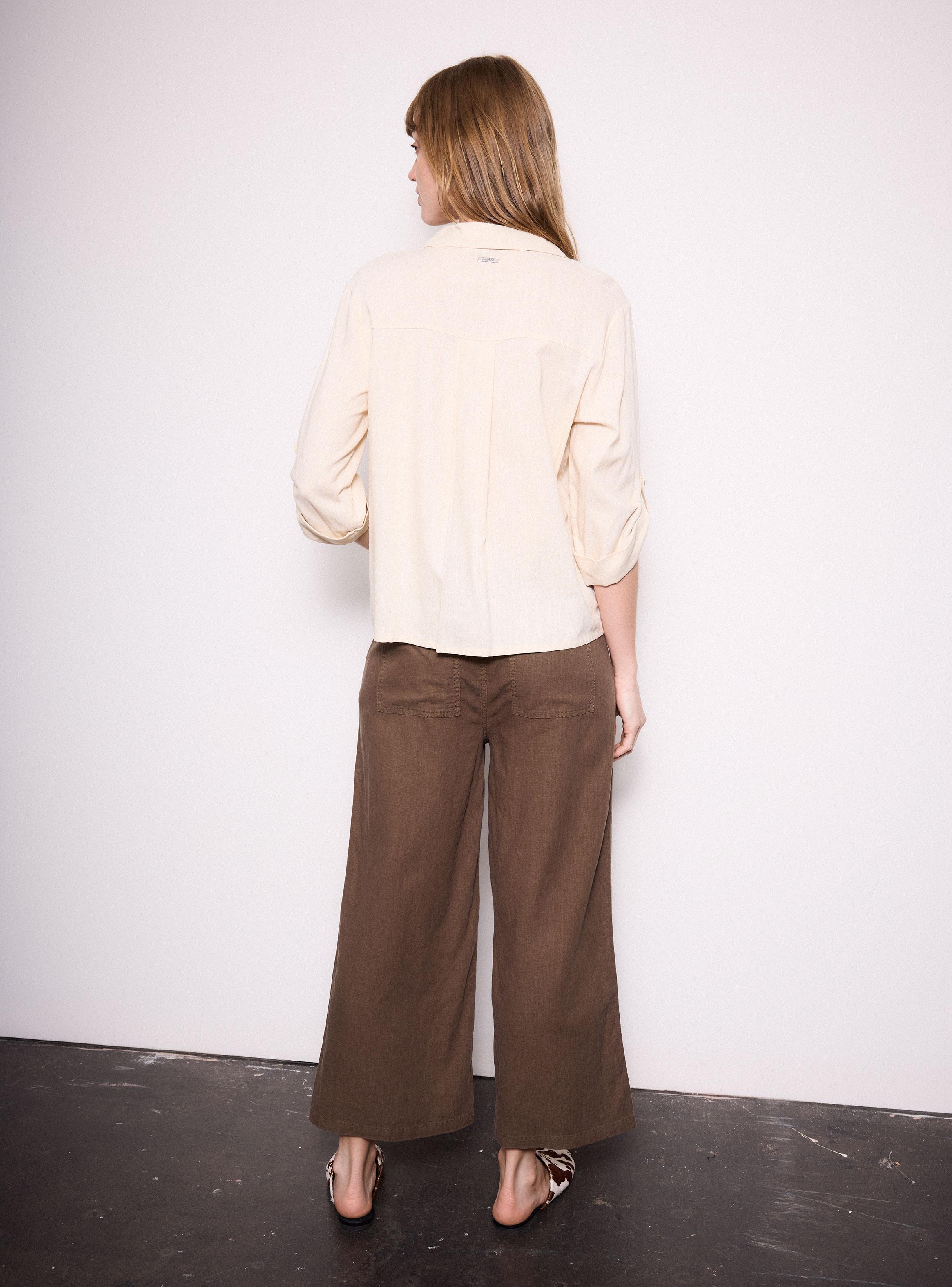 Blusa Manga 3/4 Botón-5
