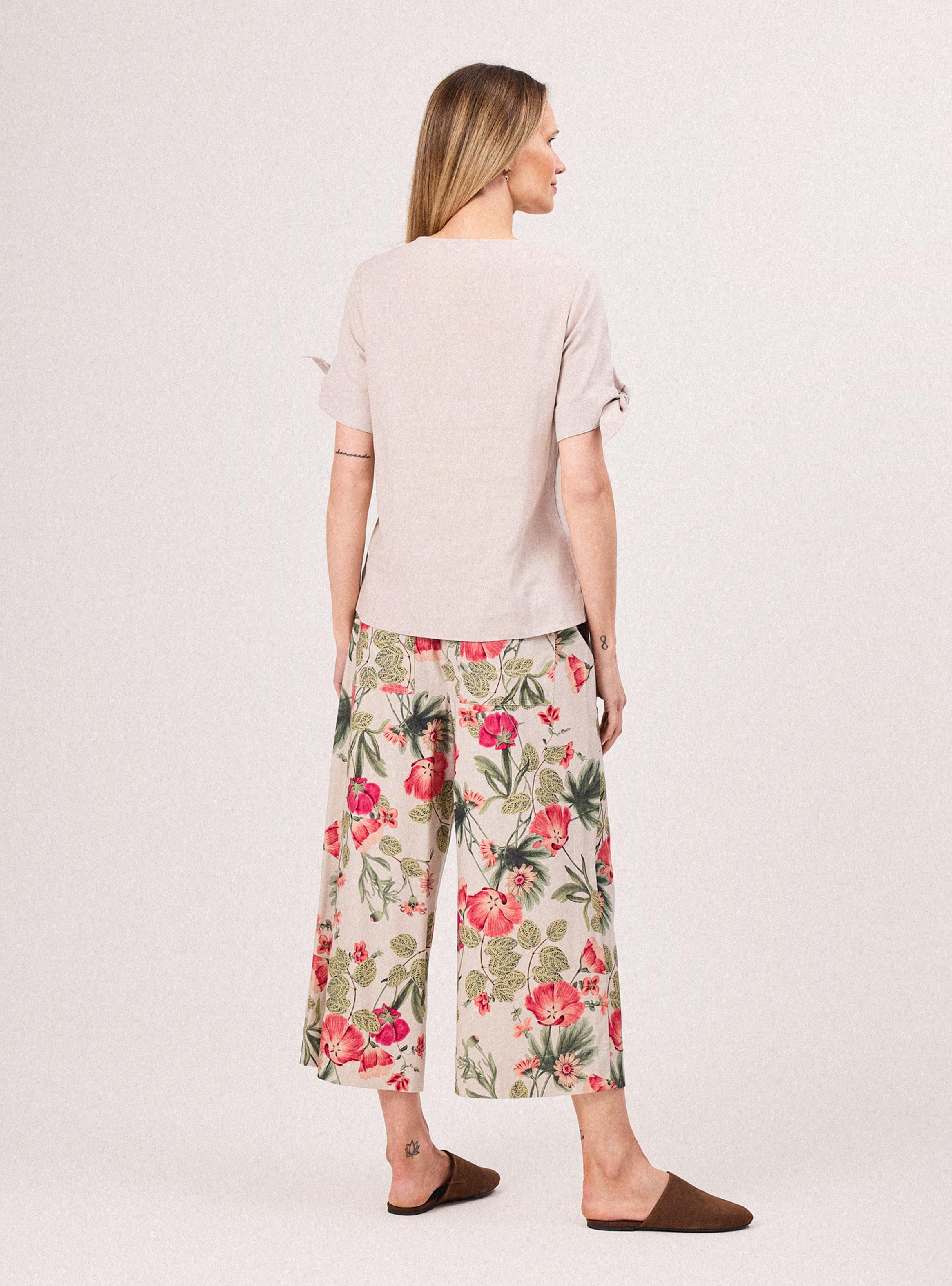 Blusa Cuello V Amarra Mangas-5