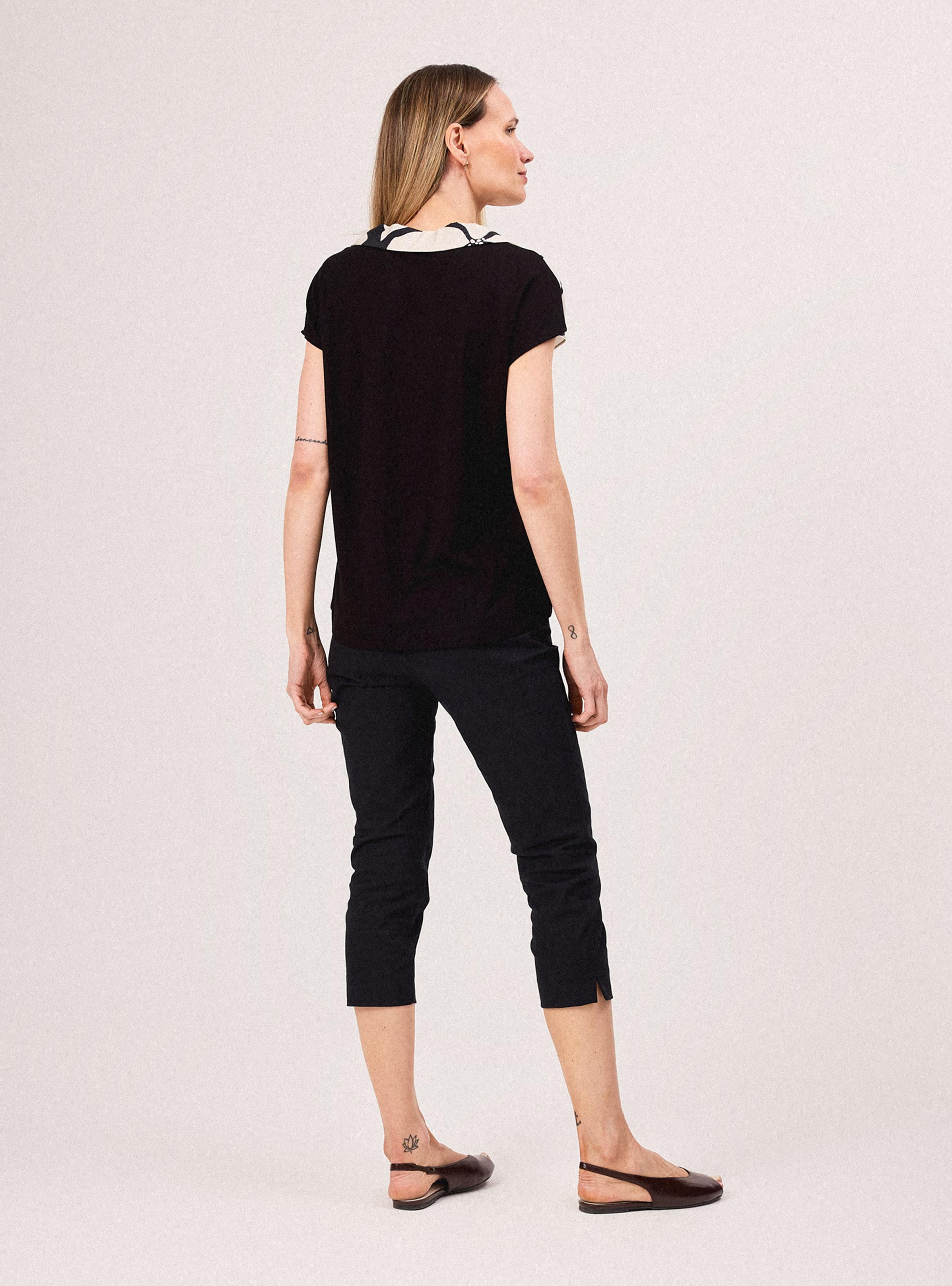 Blusa Estampada Cuello Camisero-5