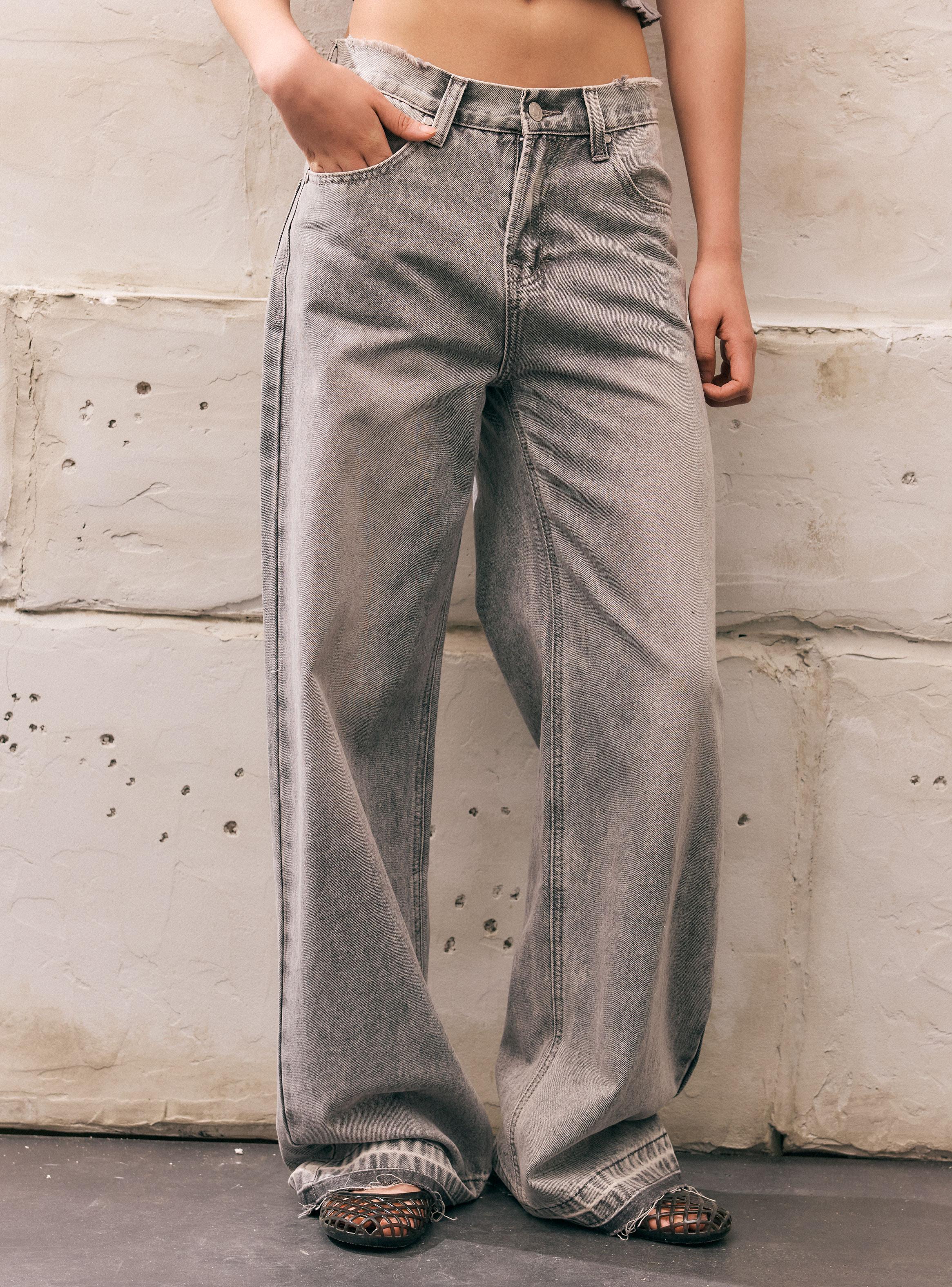 Jeans Focalizado Súper Ancho-0