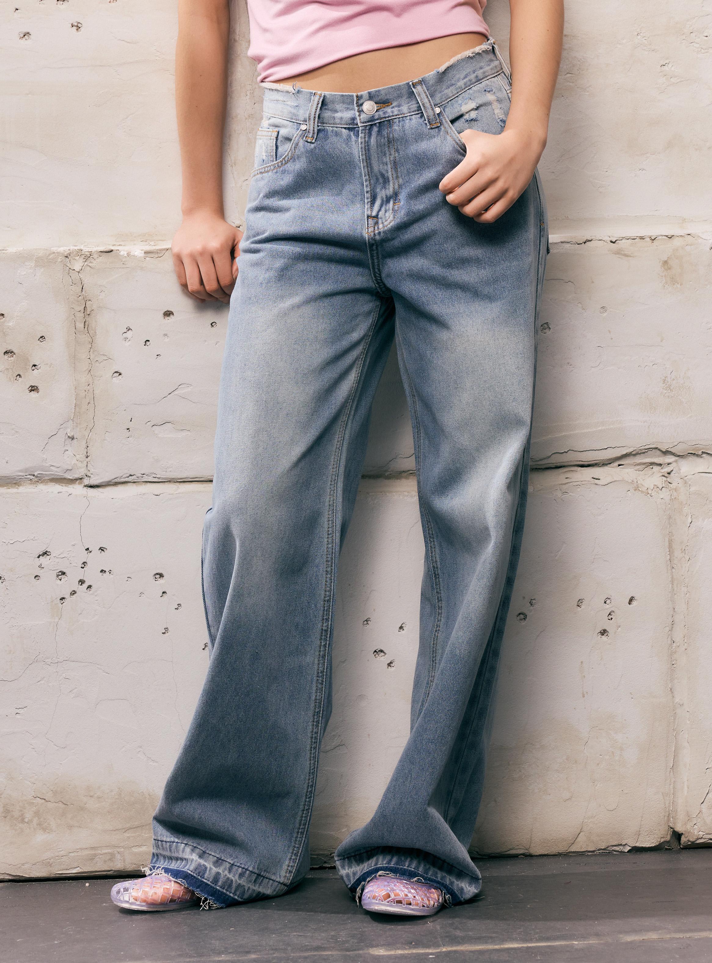 Jeans Focalizado Súper Ancho-0