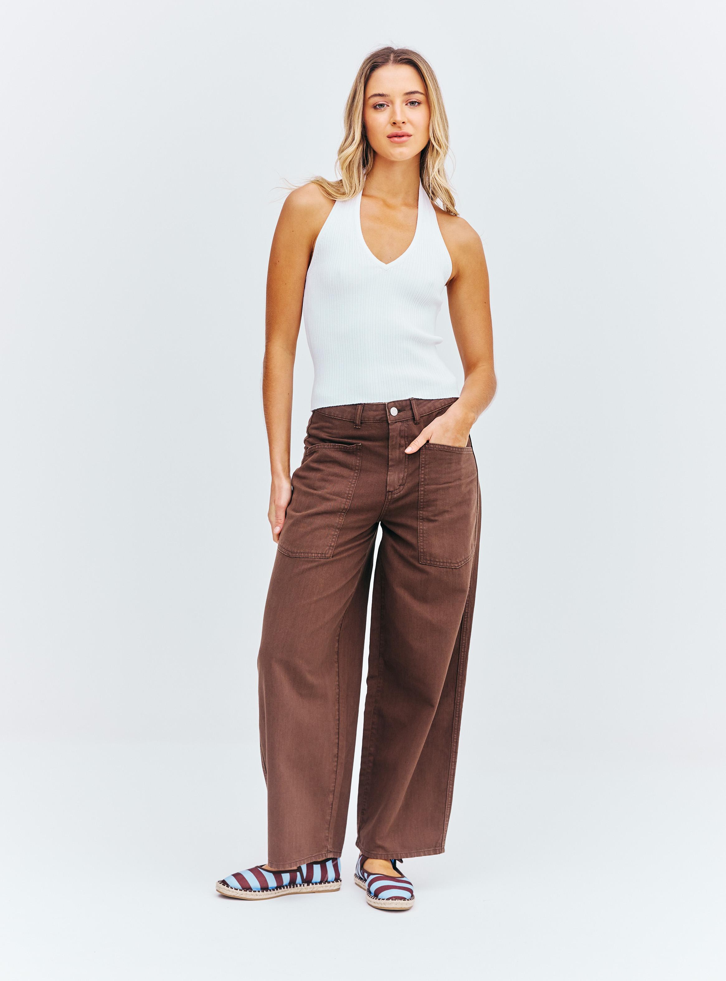 Jeans Barrel con Amarra en Cintura-4