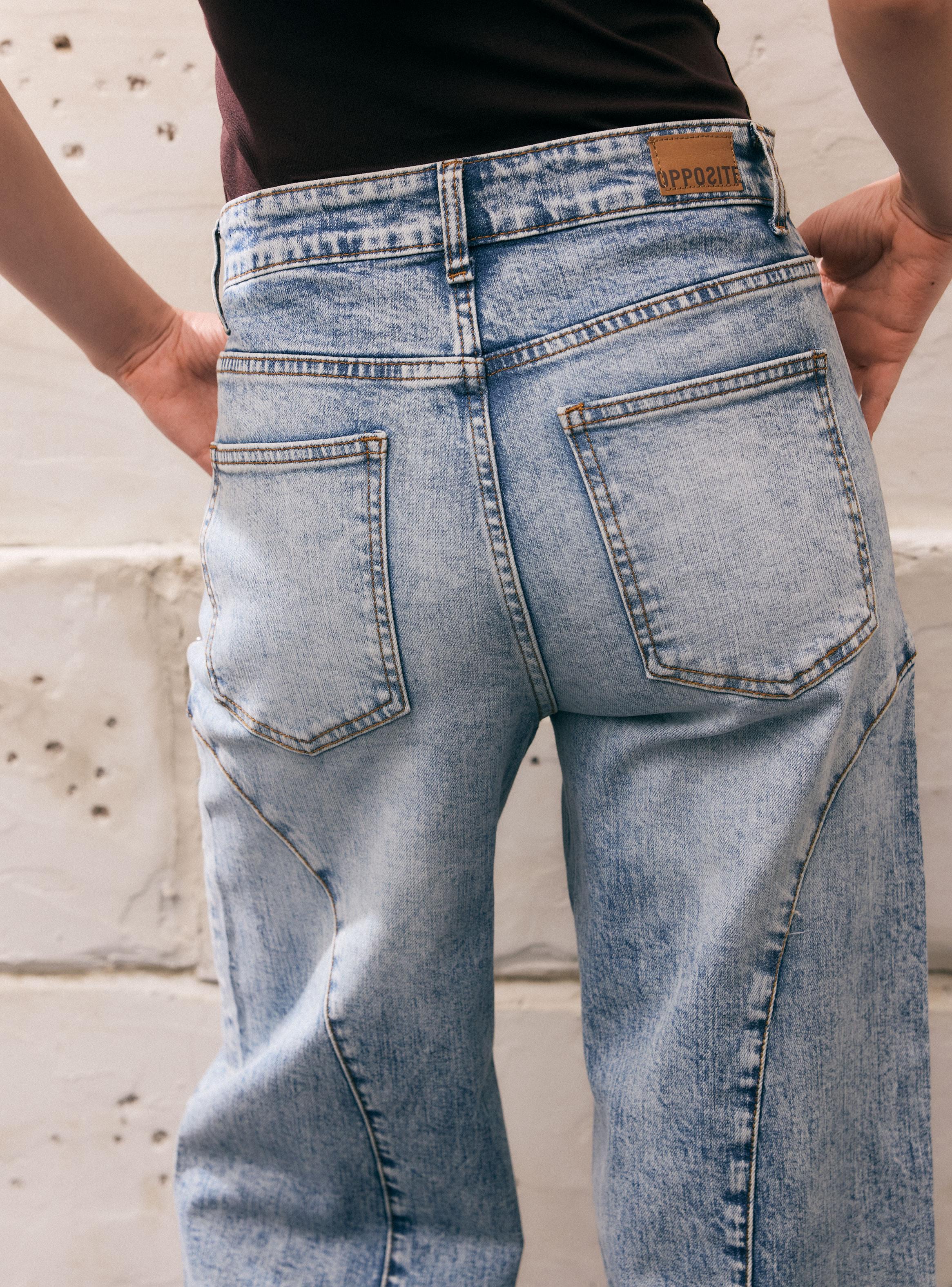 Jeans Barrel con Tachas-3