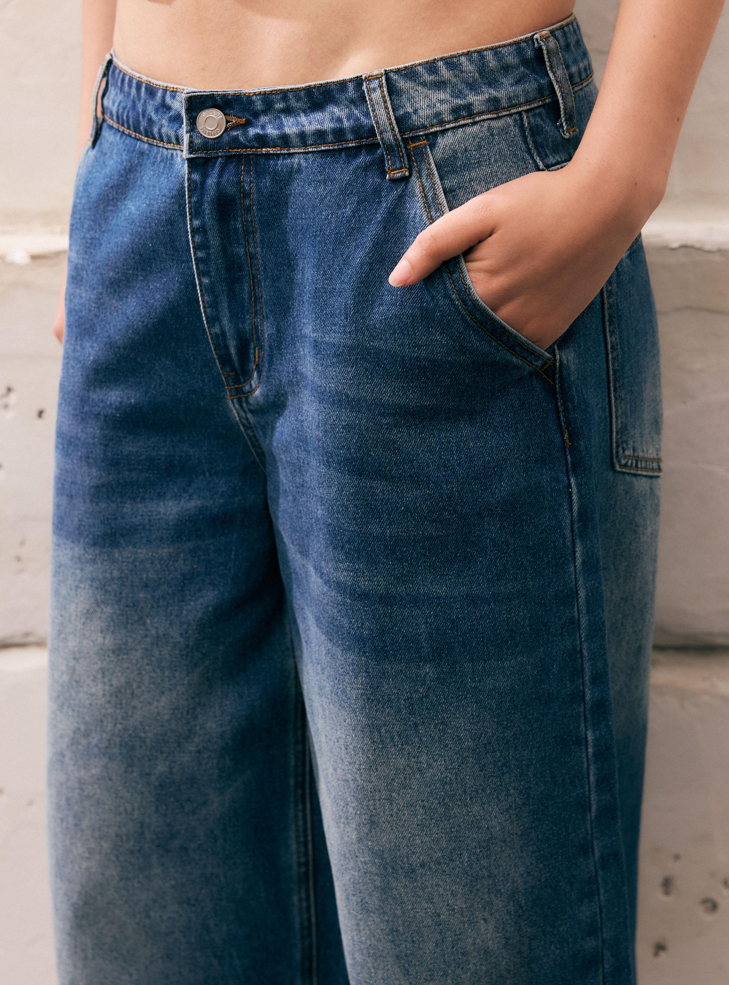 Short Jort con Desgaste de Lavado-2