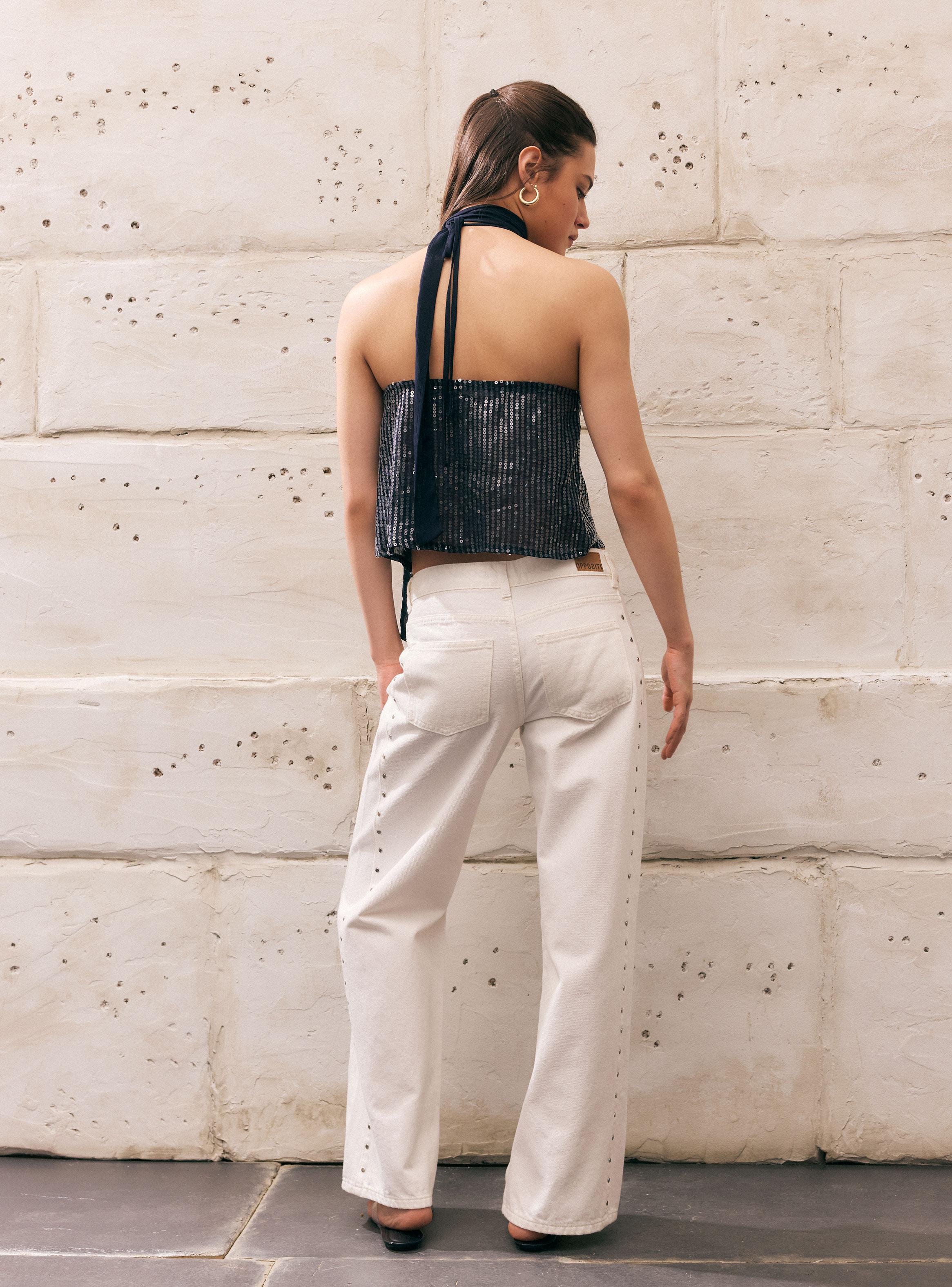 Jeans Tachas Plateadas-5