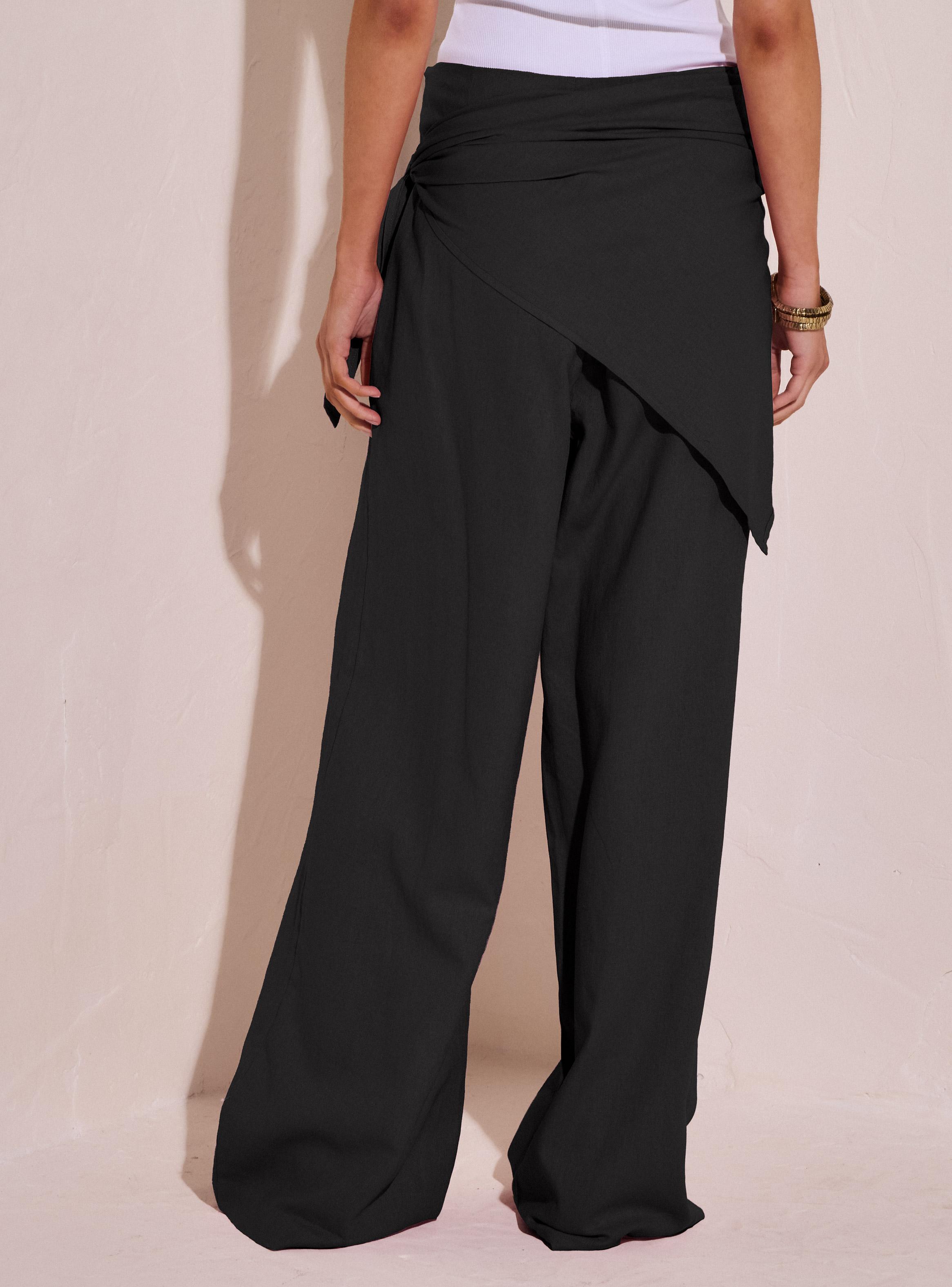 Pantalón Pañuelo Incorporado Colección María Pombo-1