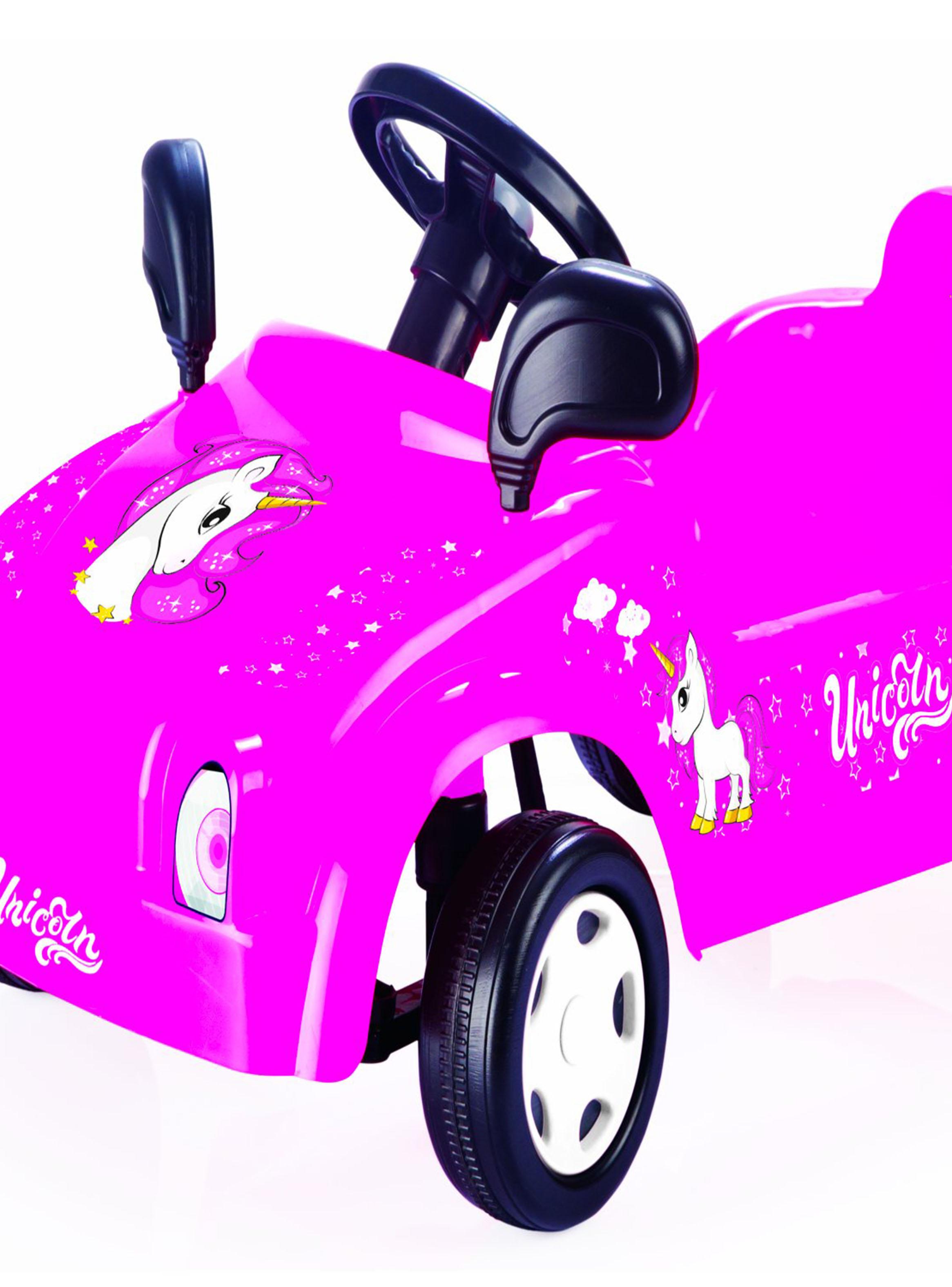 Auto a Pedales Unicornio Rosado-2