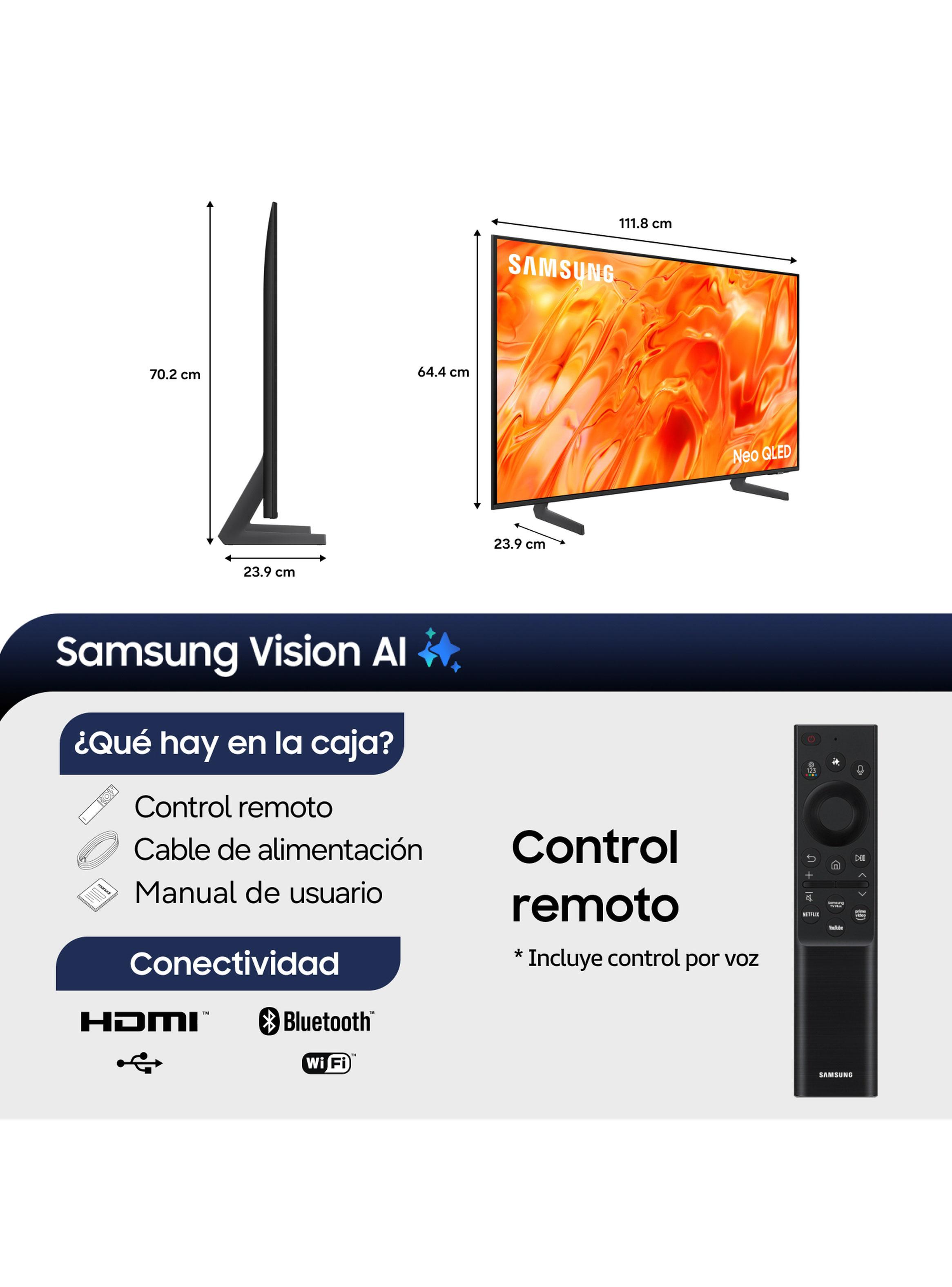 Neo QLED Smart TV 50'' 4K UHD Vision AI QN70H 2026 + Control por Voz-1