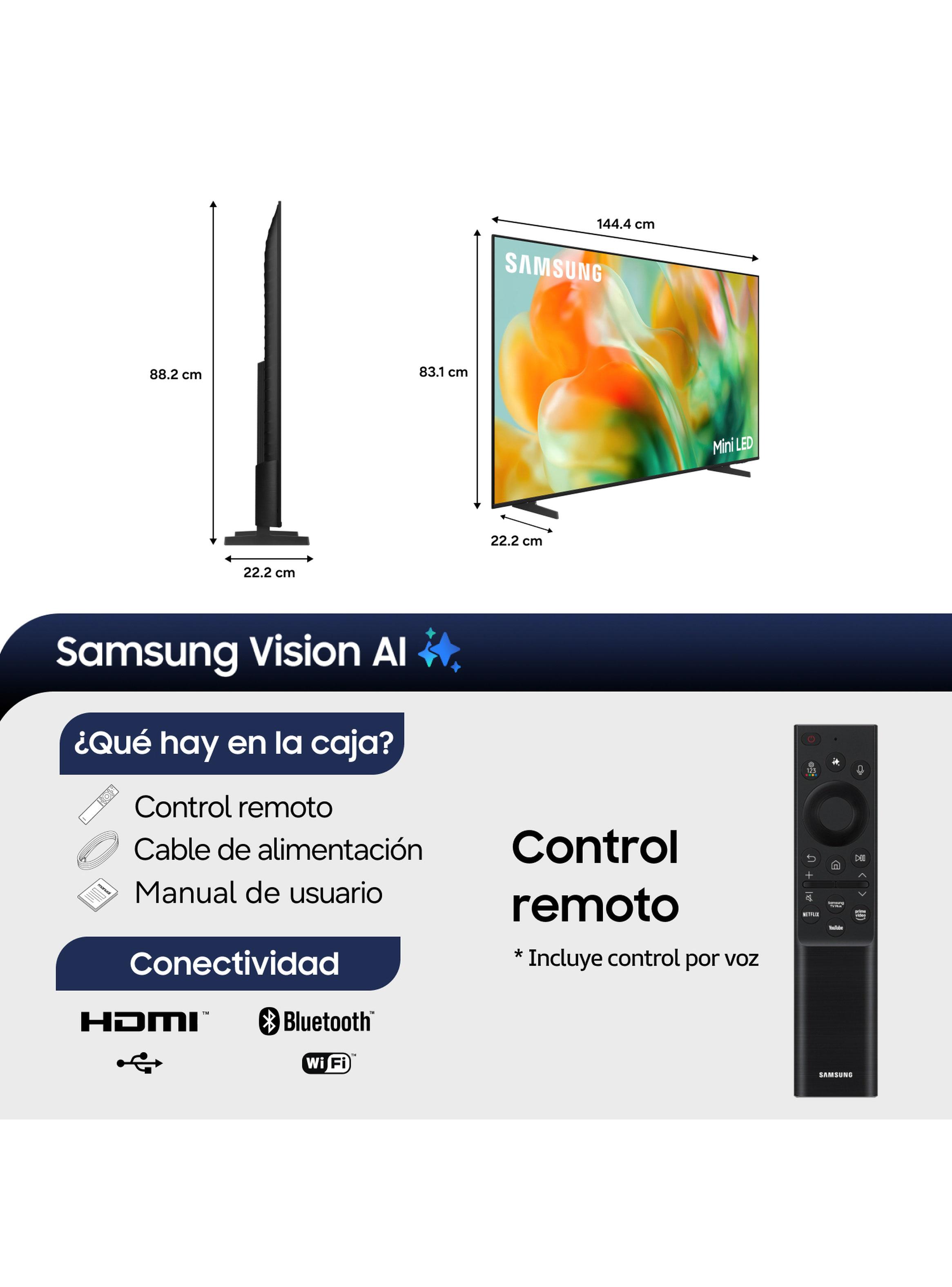 Mini LED Smart TV 65'' 4K UHD Vision AI M80H 2026 + Control por Voz-1