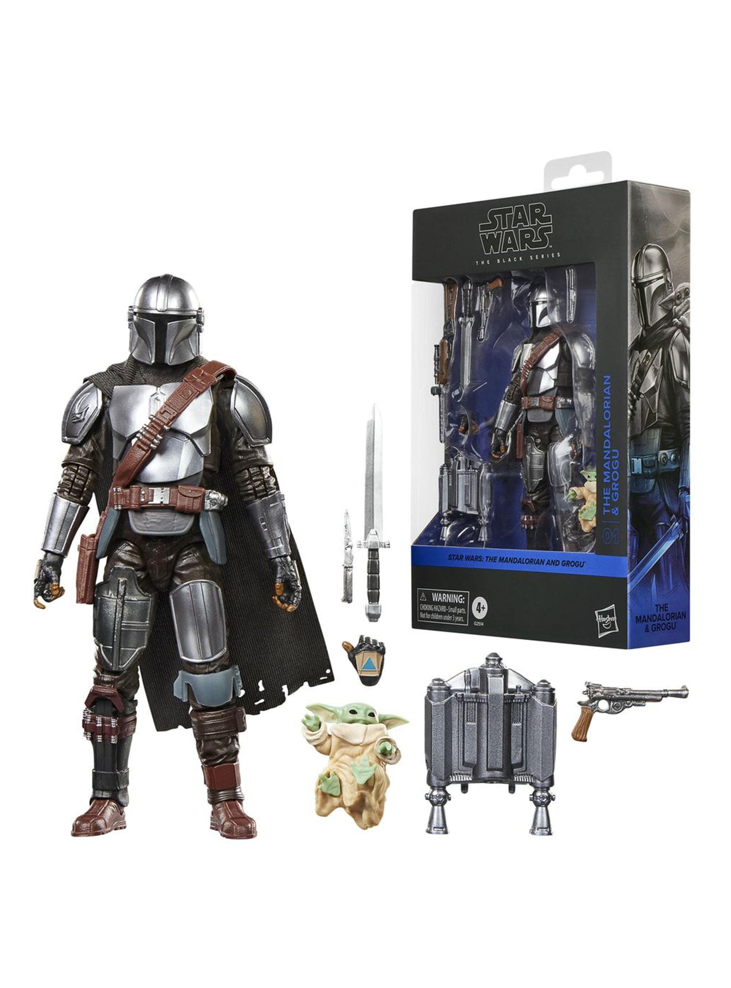 Figura de Acción El Mandaloriano y Grogu The Black Series-2
