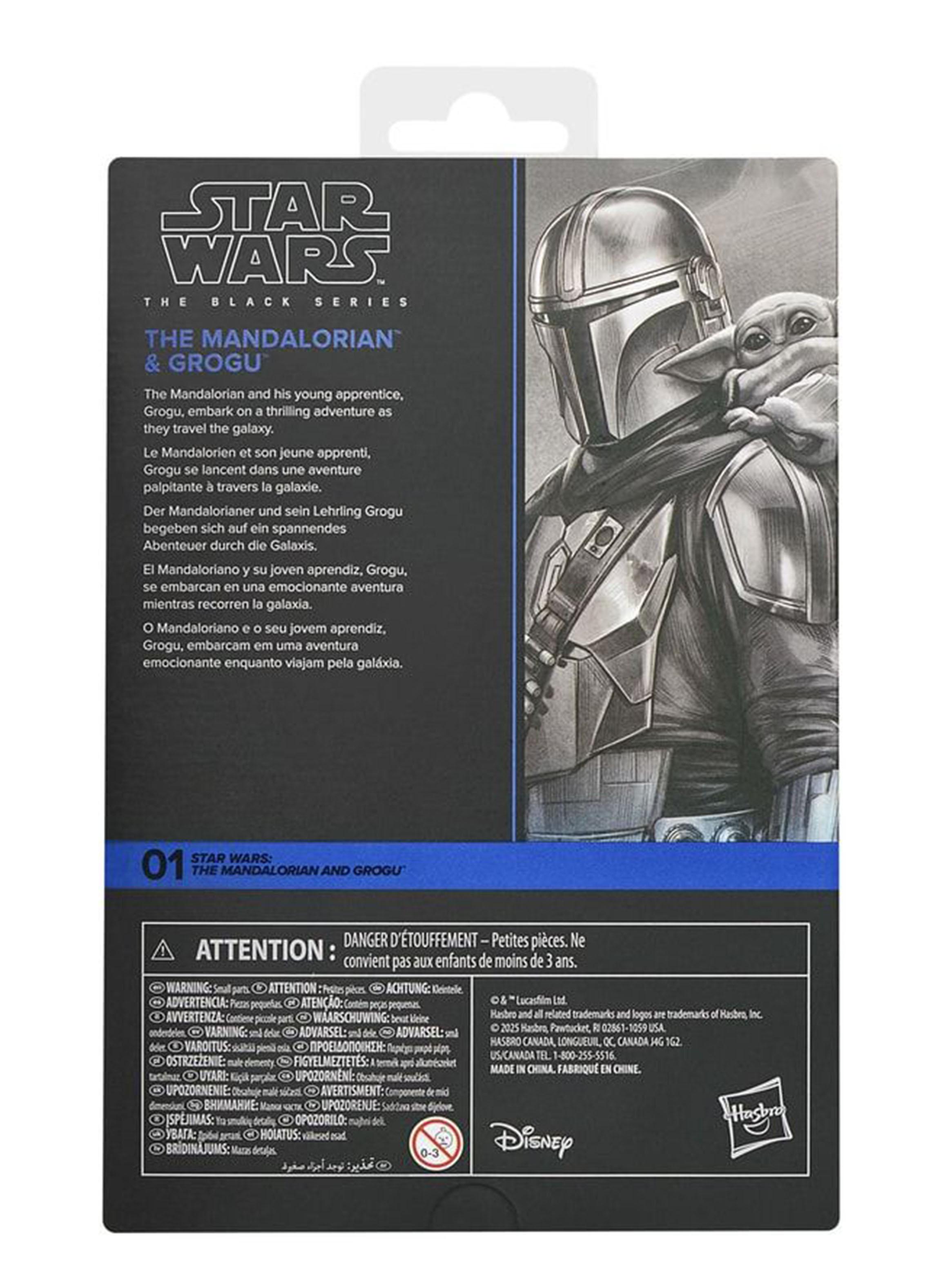 Figura de Acción El Mandaloriano y Grogu The Black Series-4