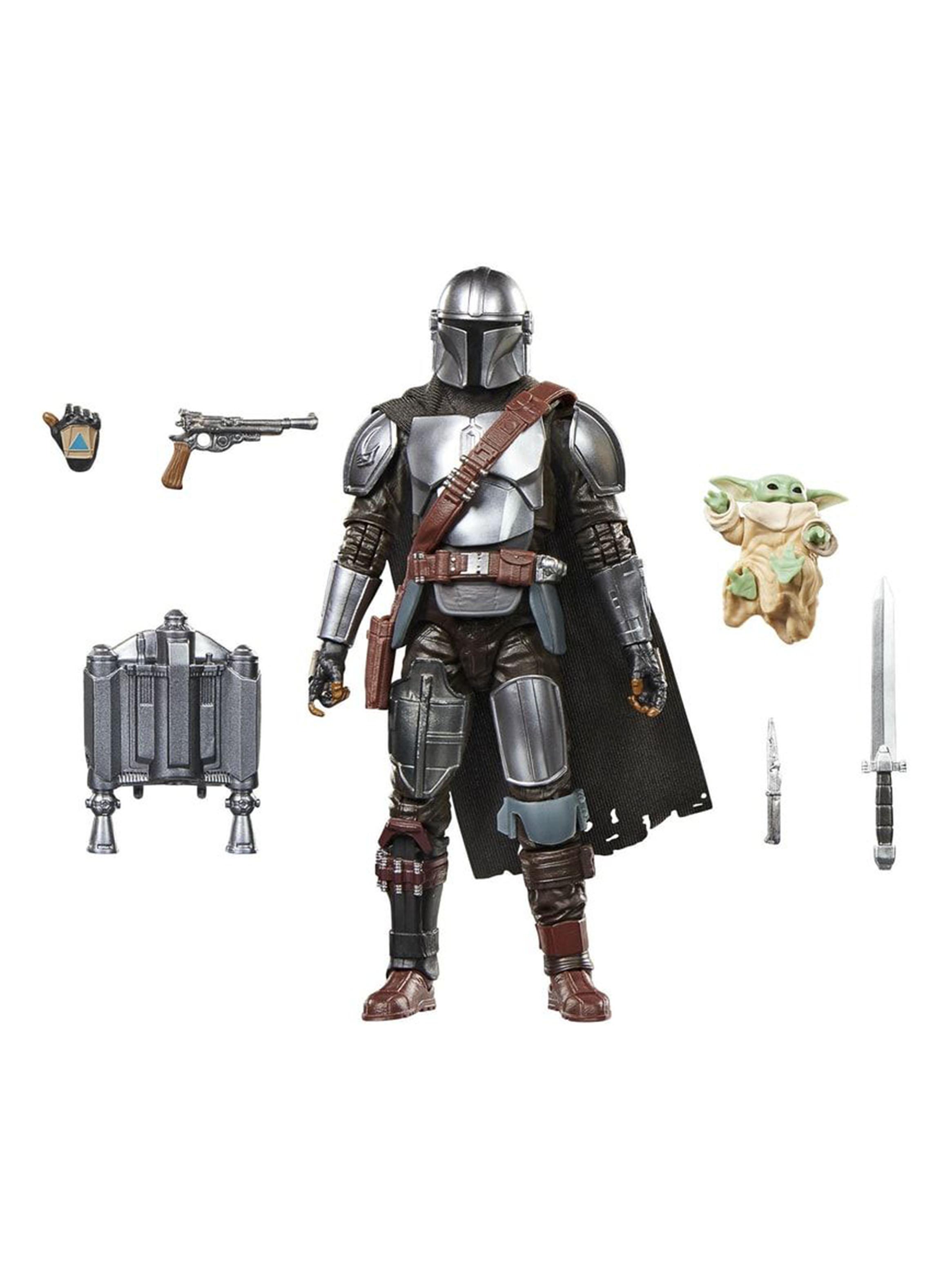 Figura de Acción El Mandaloriano y Grogu The Black Series-3