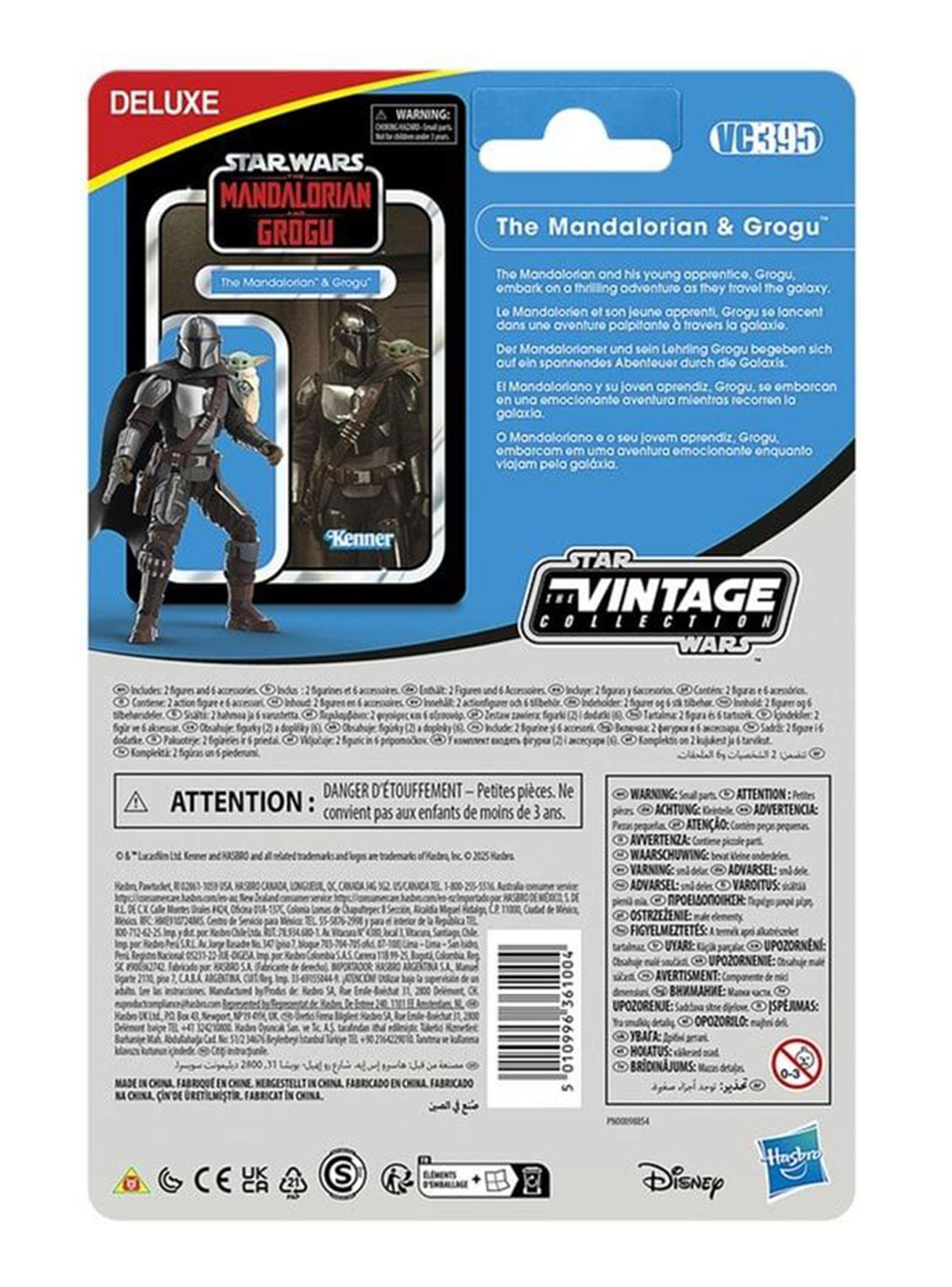 Figura de Acción The Mandalorian y Grogu Vintage Collection-4