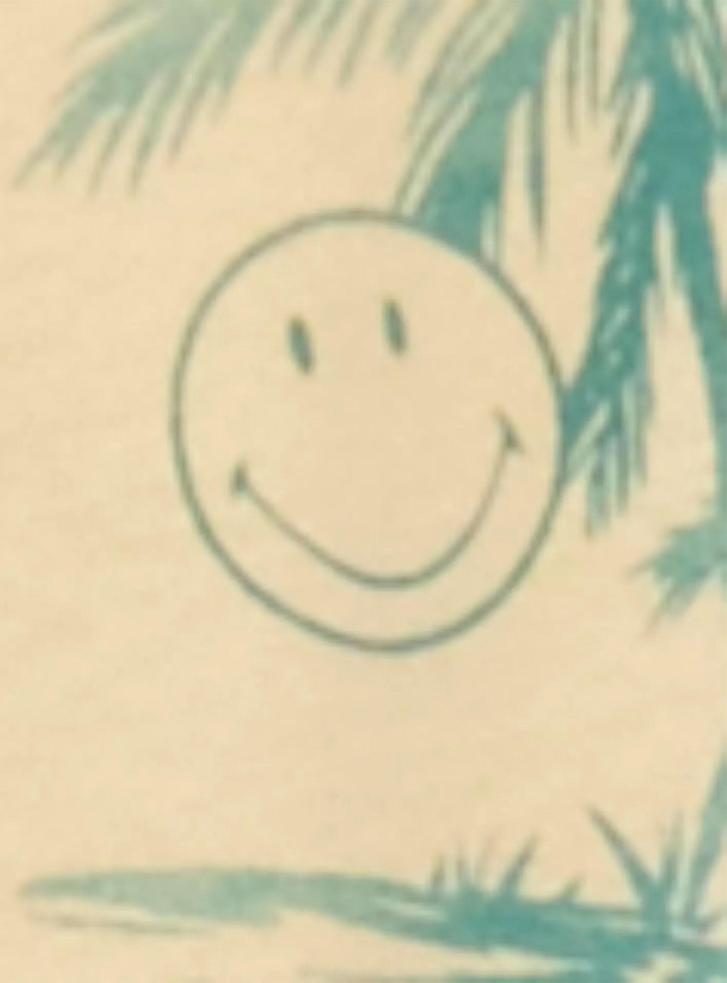 Polera Smiley Encogida con Gráfico-5