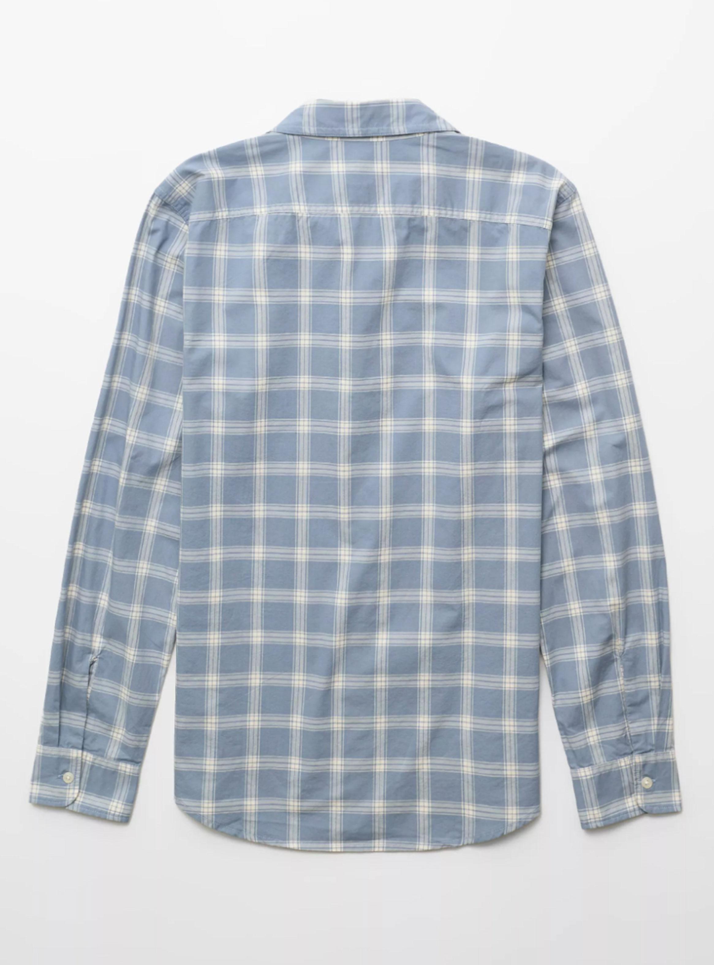 Camisa Slim Fit Popelina con Botones-4