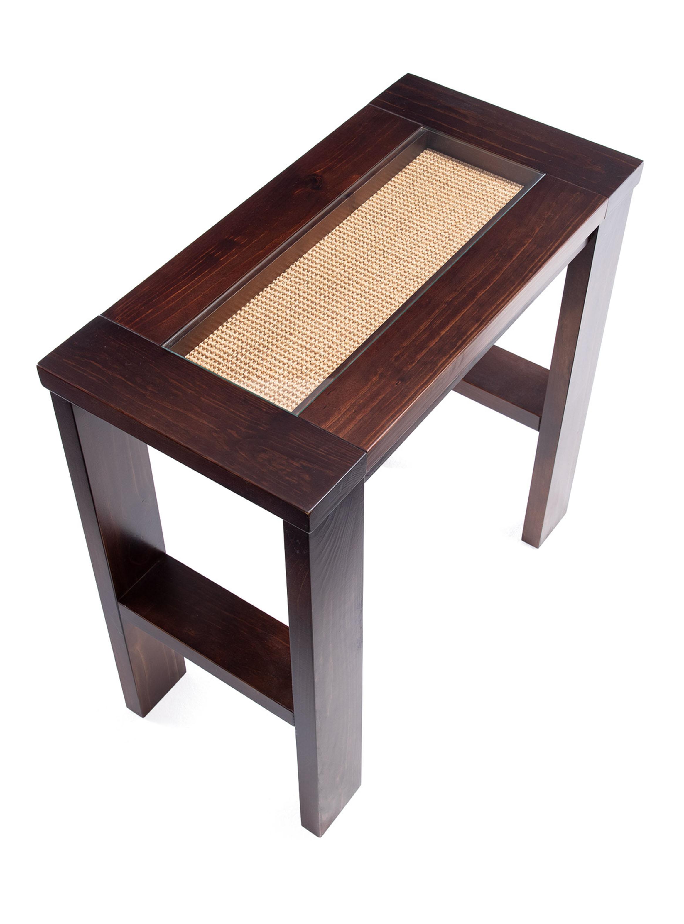 Mesa de Arrimo Barcelona Sisal 80 cm-2