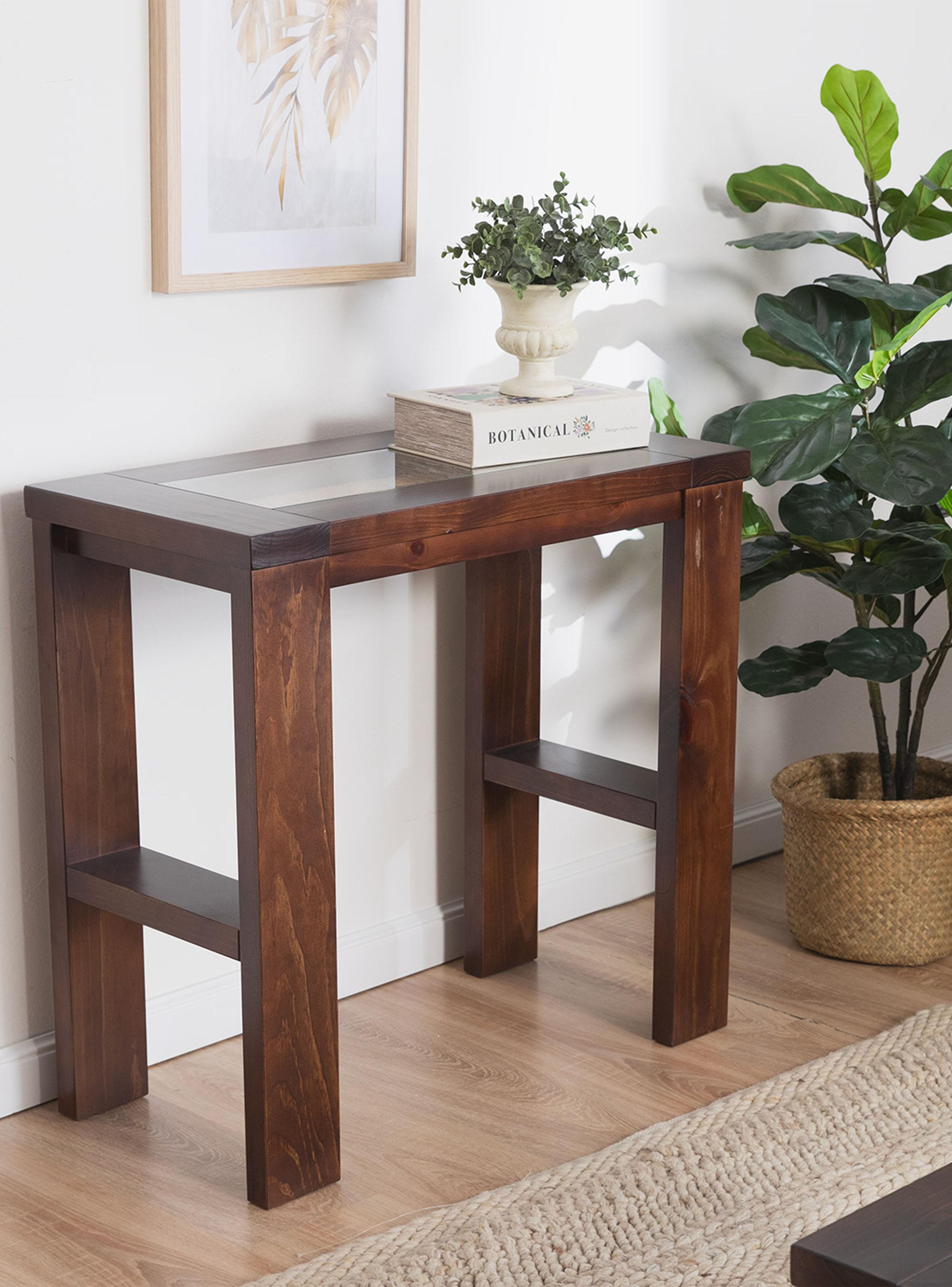 Mesa de Arrimo Barcelona Sisal 80 cm-6