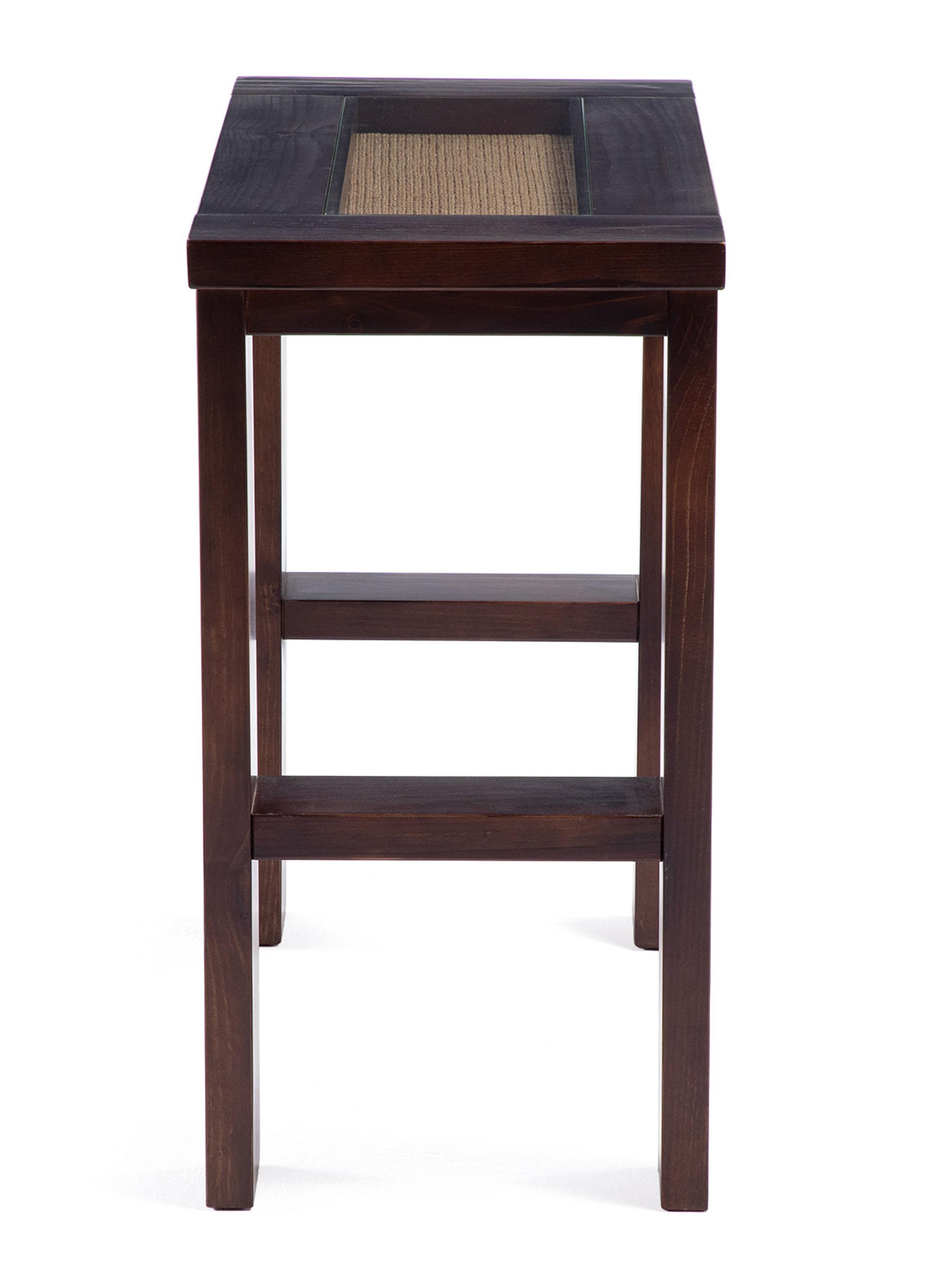 Mesa de Arrimo Barcelona Sisal 80 cm-4