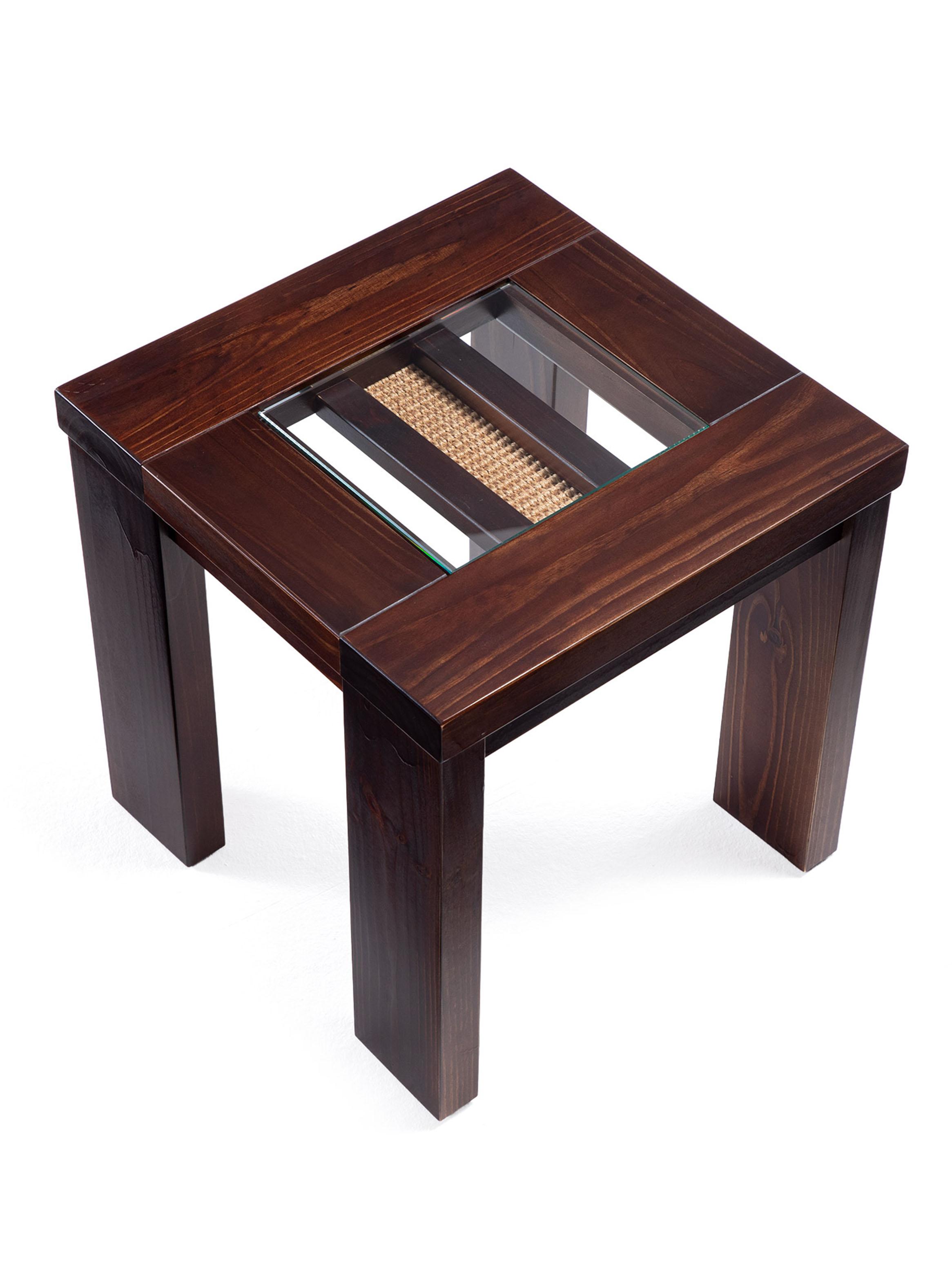 Mesa Lateral Barcelona Sisal 45 cm-2