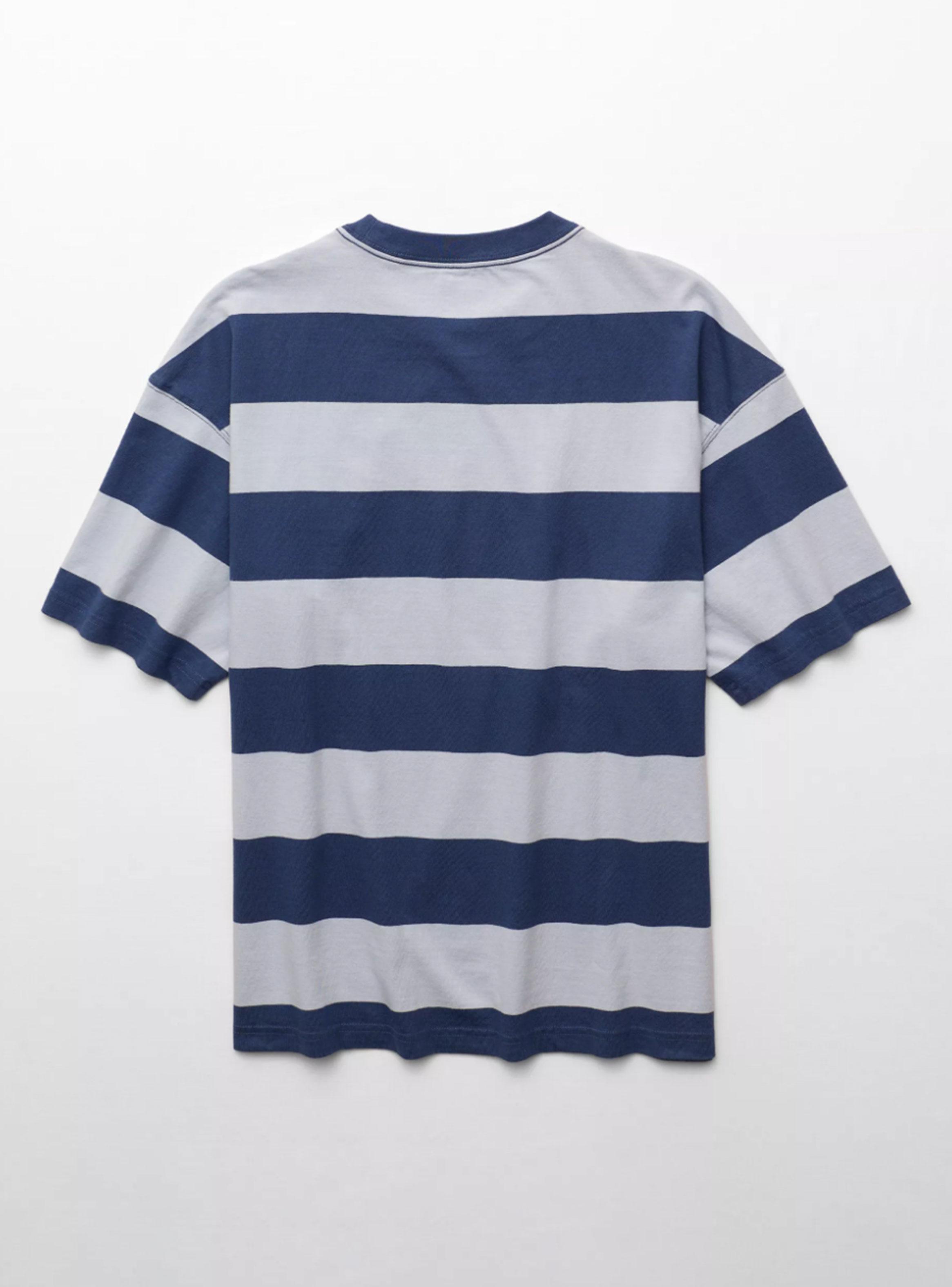 Polera Estilo Rugby Relajada Manga Corta-4
