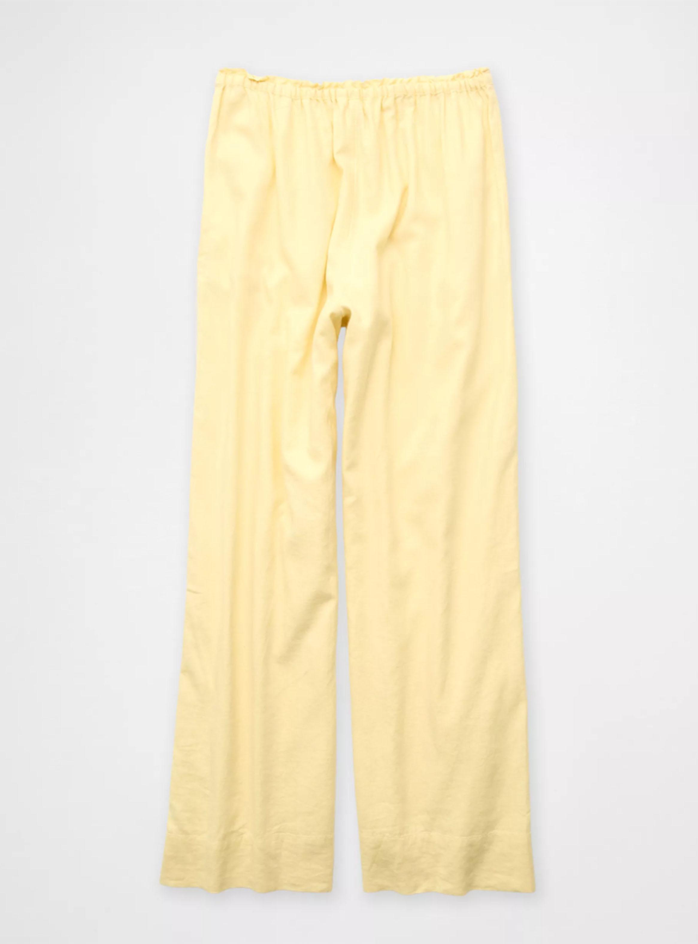 Pantalón Ae Wide-Leg de Mezcla de Lino-3