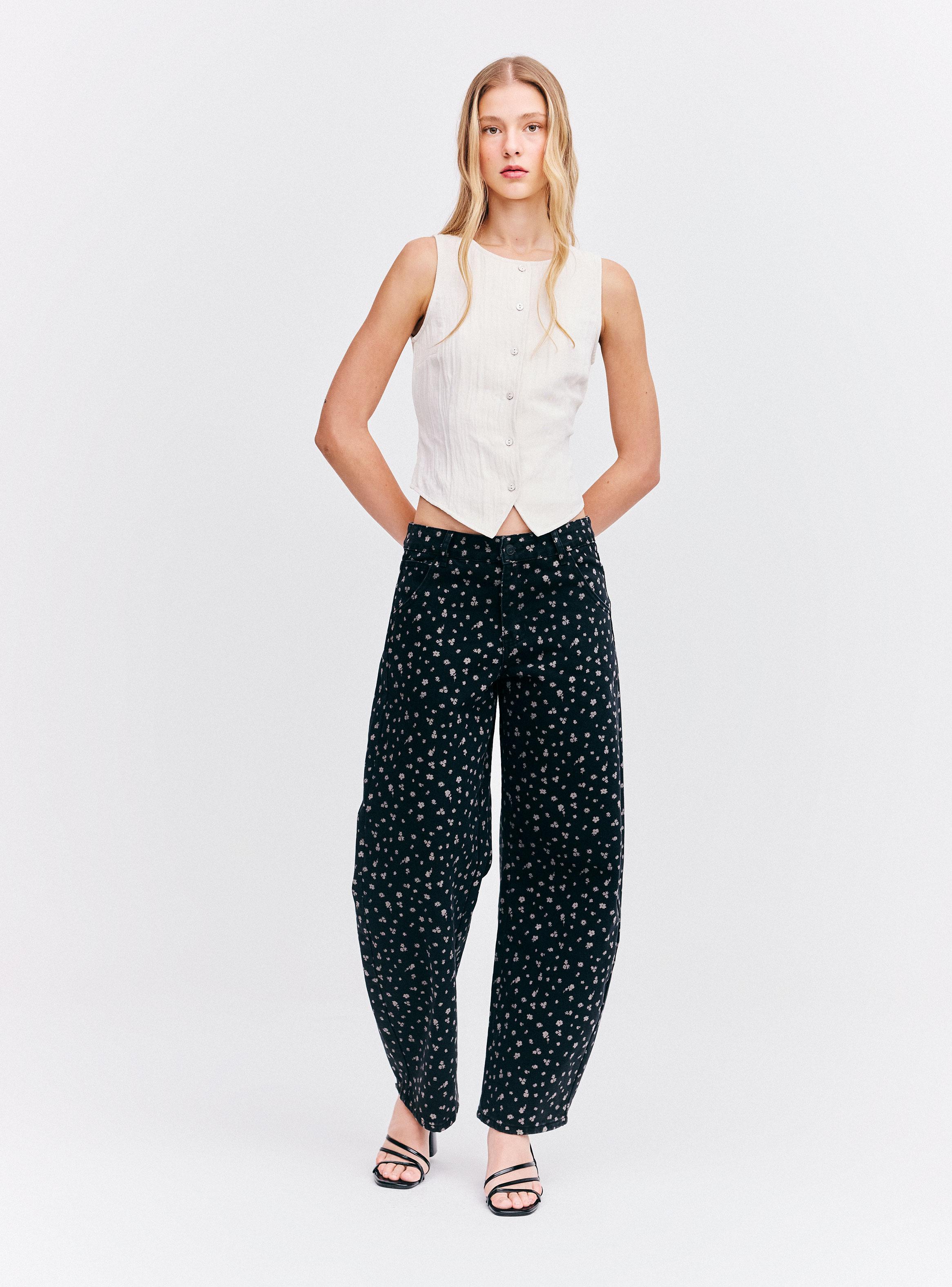 Jeans Flores Estampadas-4