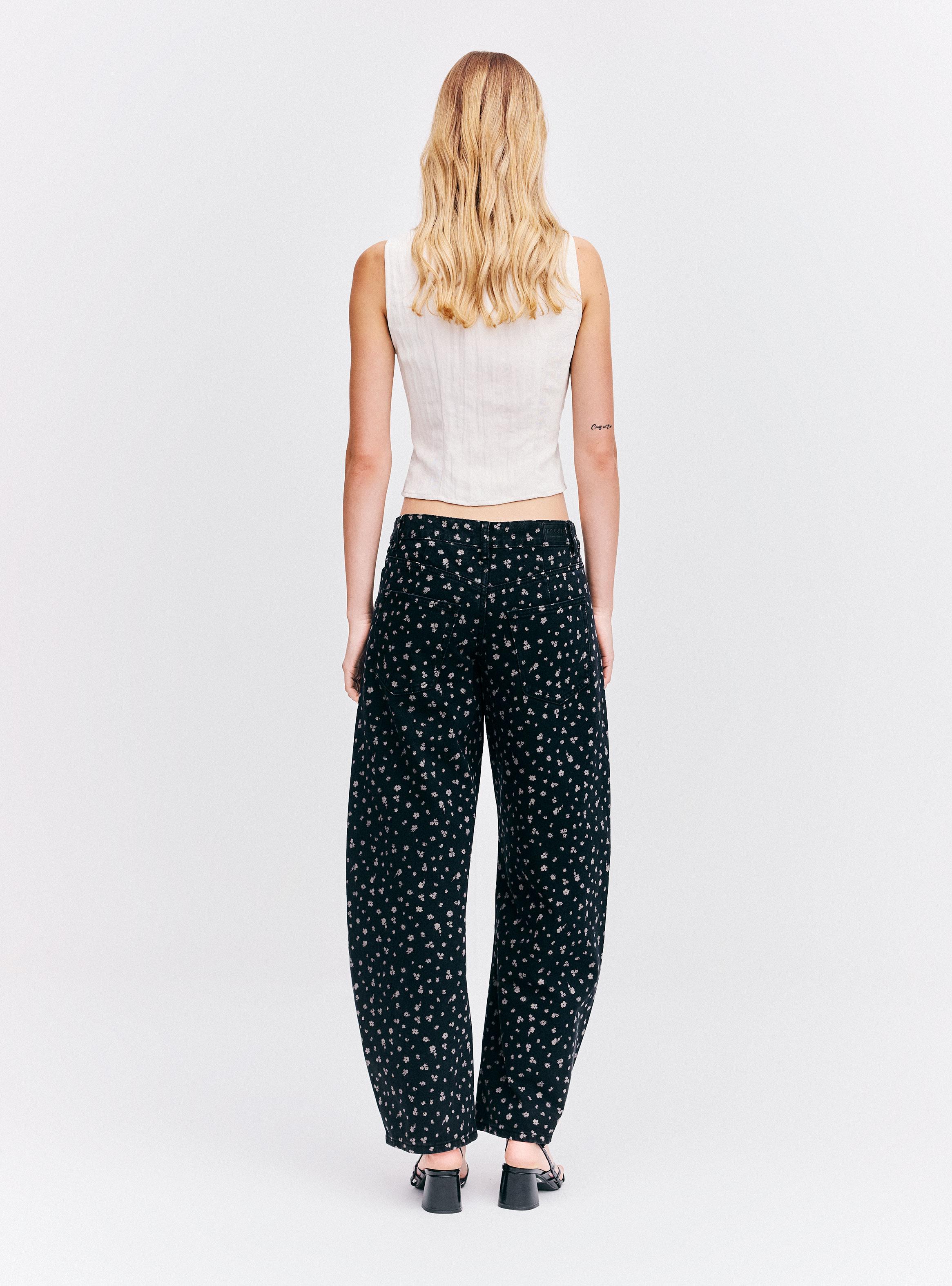 Jeans Flores Estampadas-5