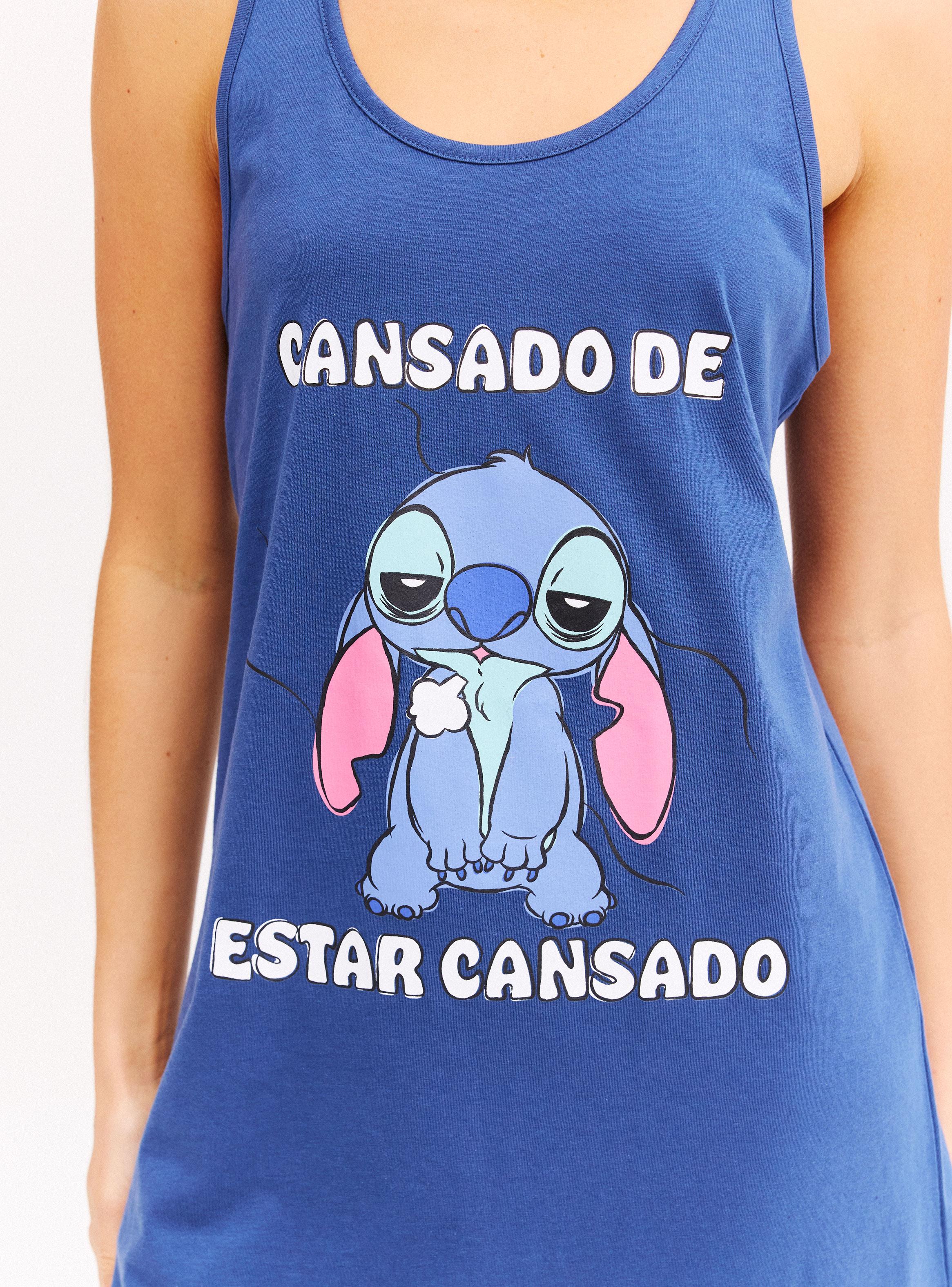 Camisa de Dormir Disney Stitch Pack Antifaz-3