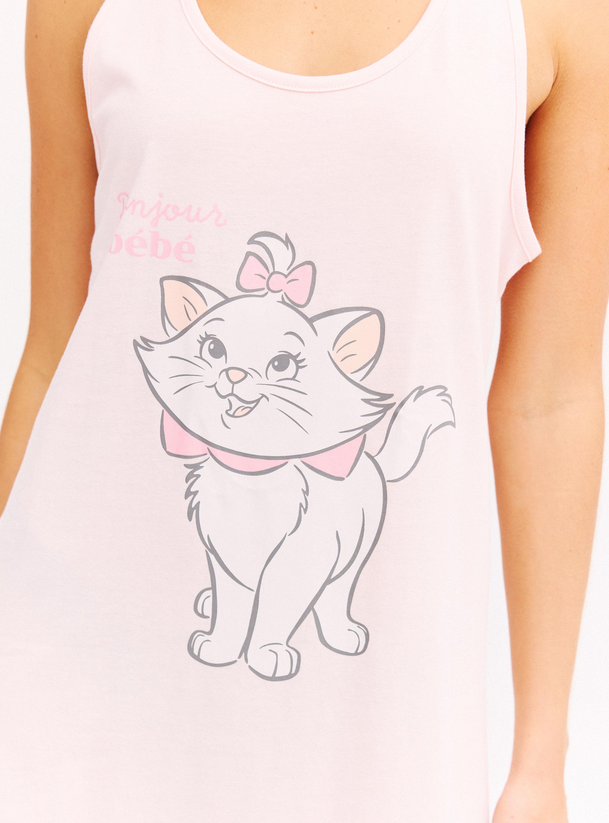 Camisa de Dormir Disney Marie Pack Antifaz-3