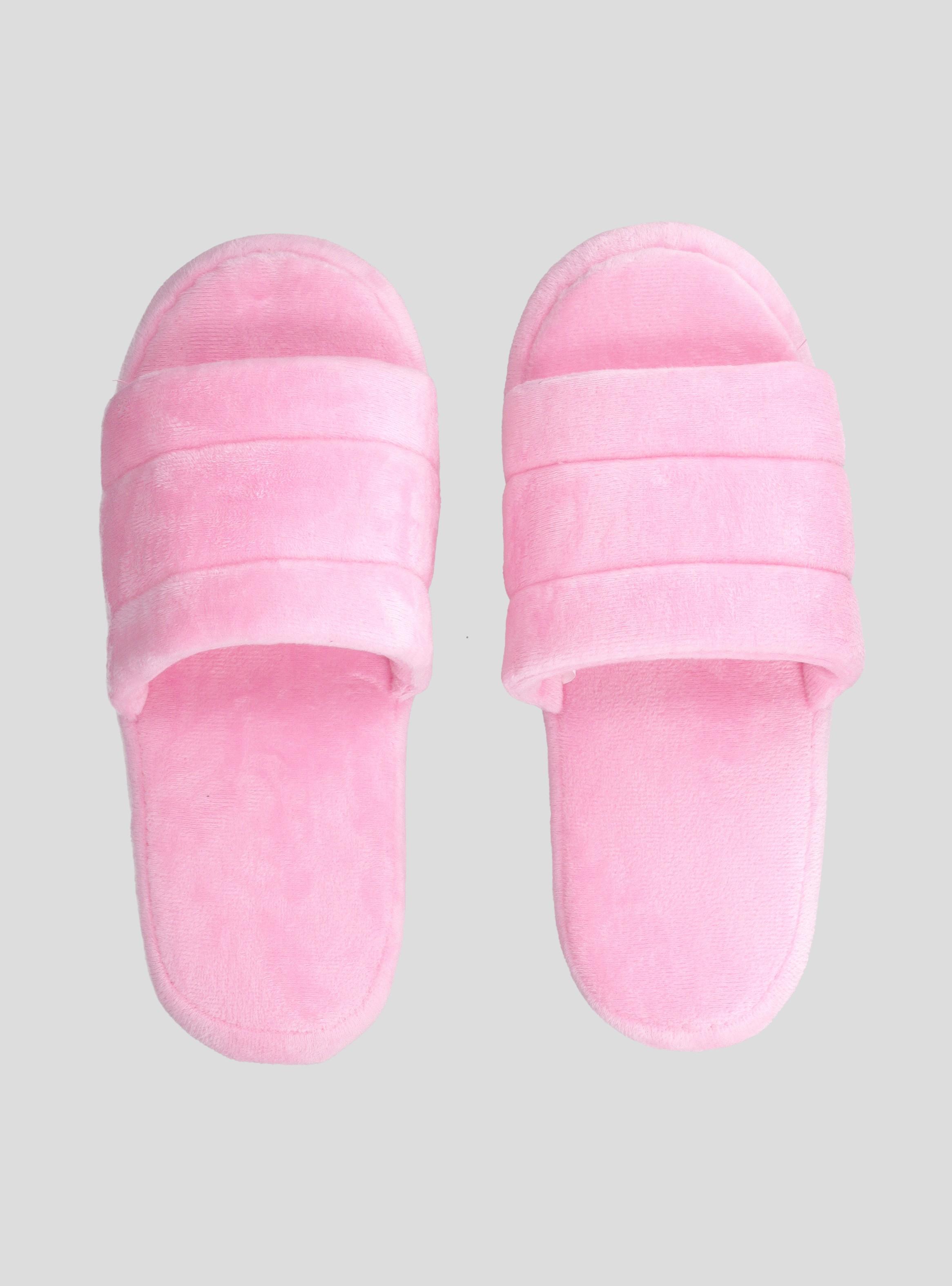 Pantufla Suave con Traba de Pelo de Regalo-3