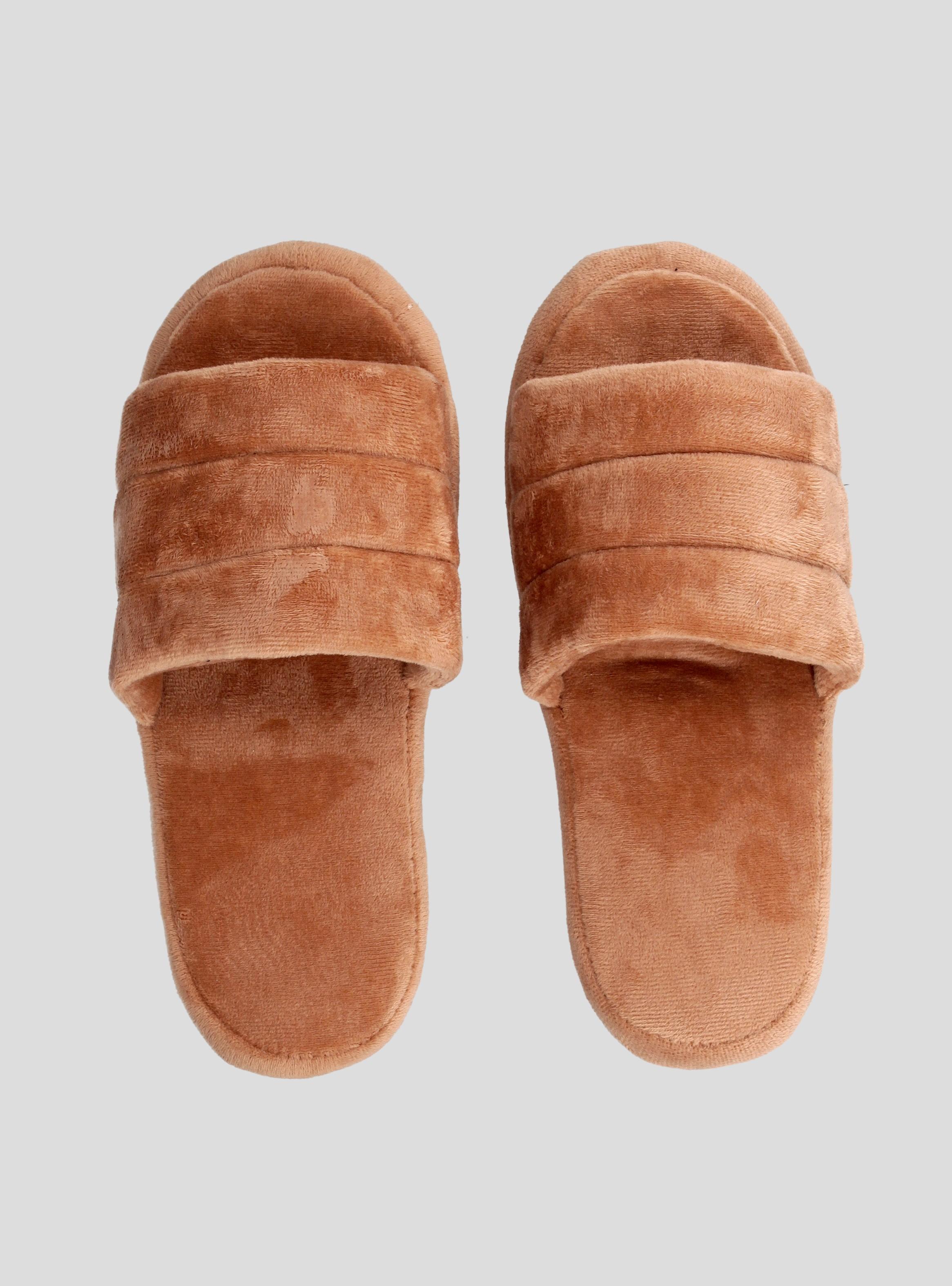 Pantufla Suave con Traba de Pelo de Regalo-0