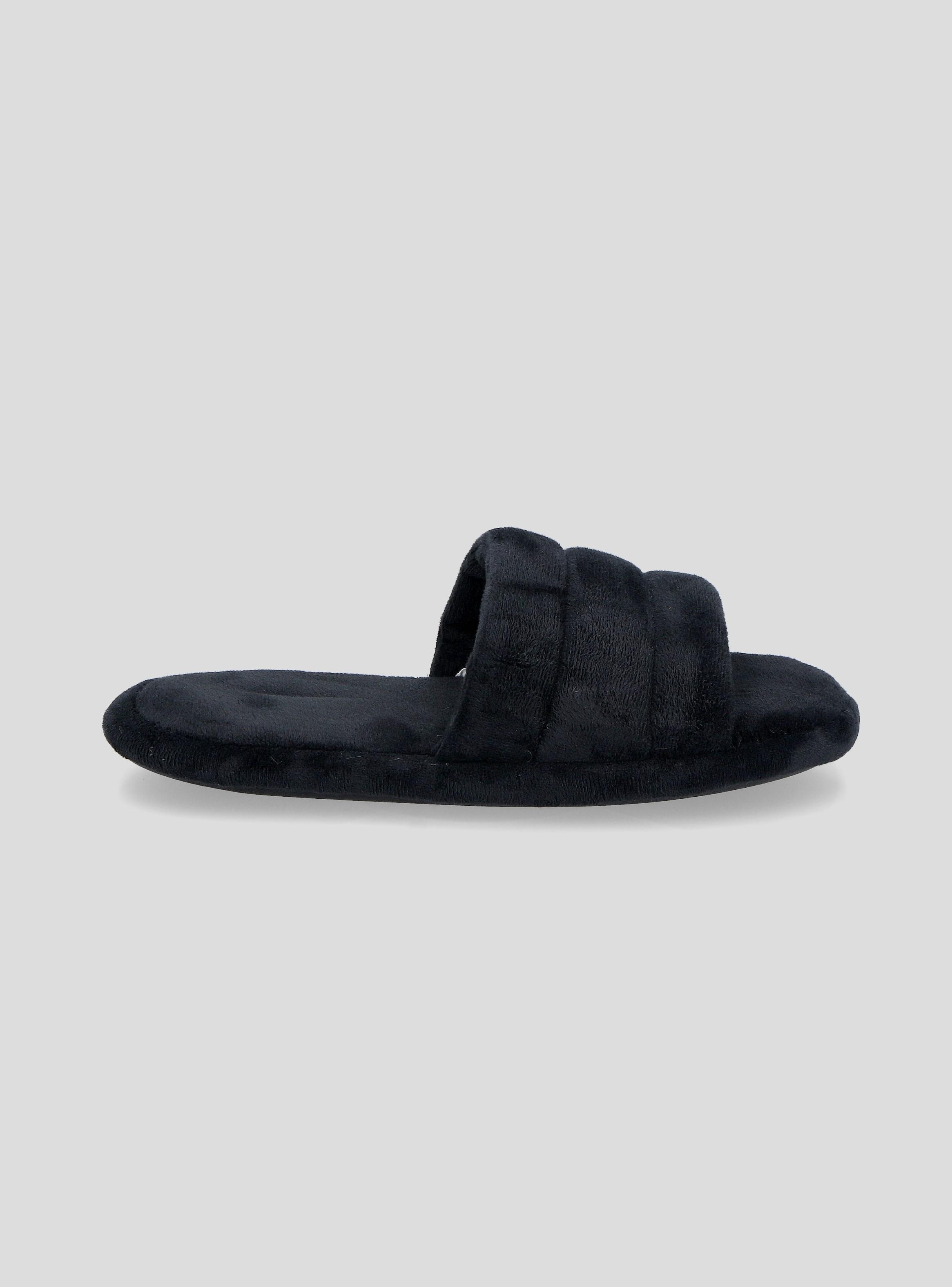 Pantufla Suave con Traba de Pelo de Regalo-0